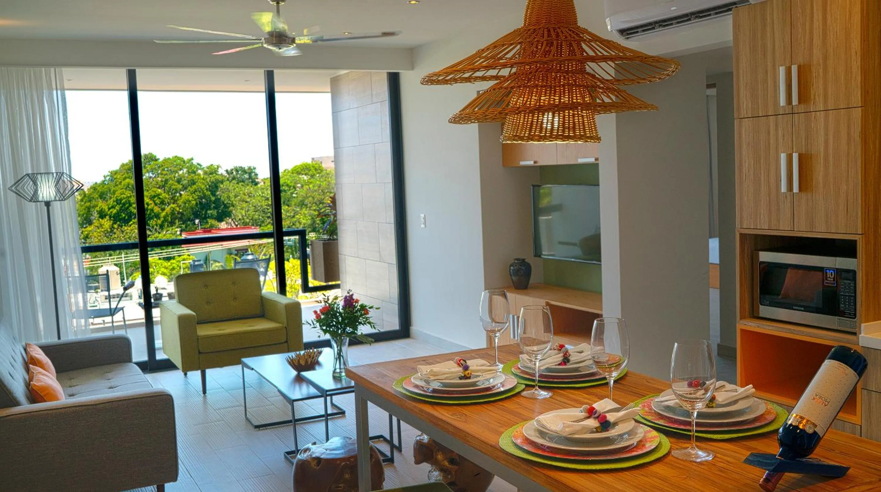Living room in Opal Suites Apartments