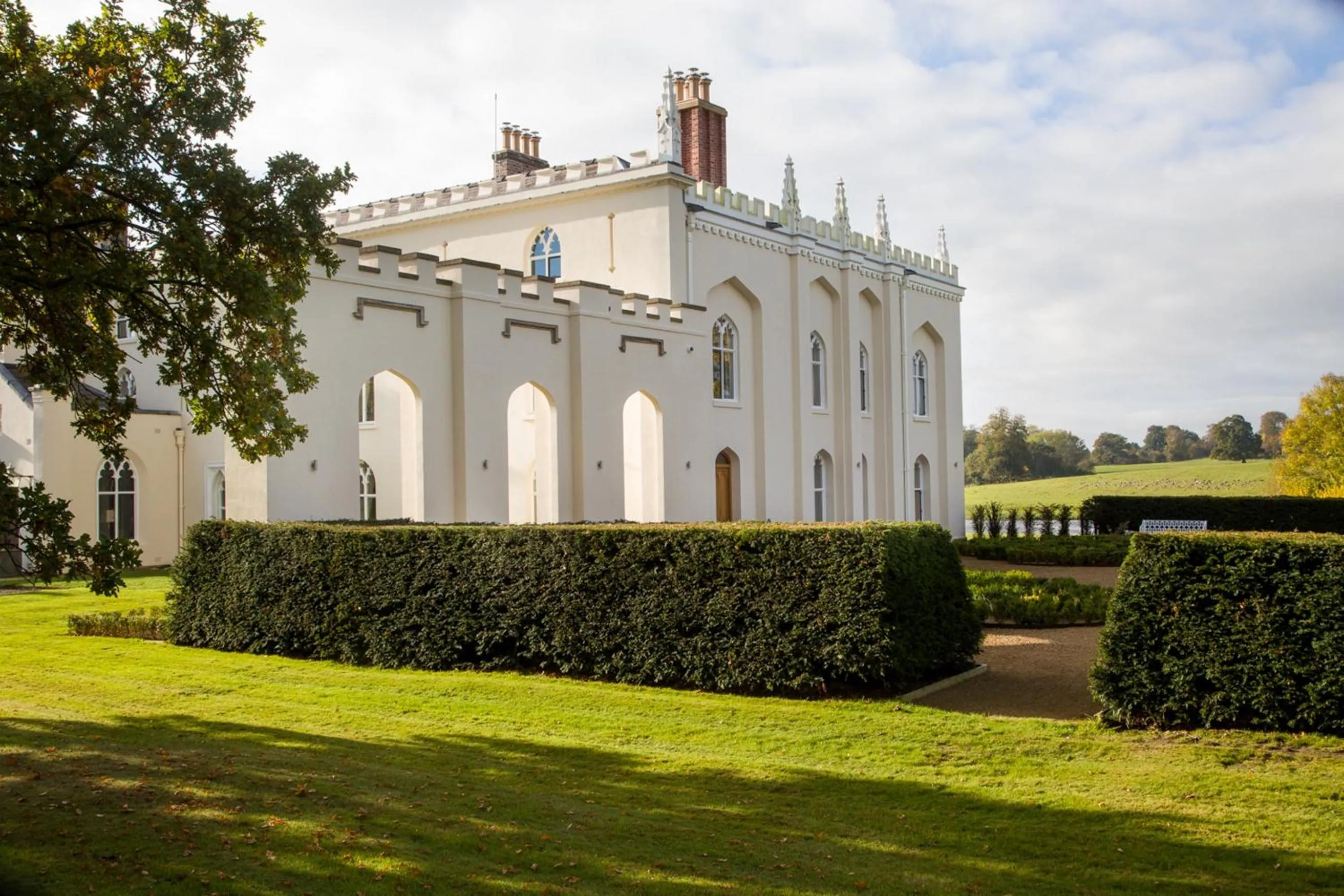 Facade/entrance in The North Wing - Combermere Abbey
