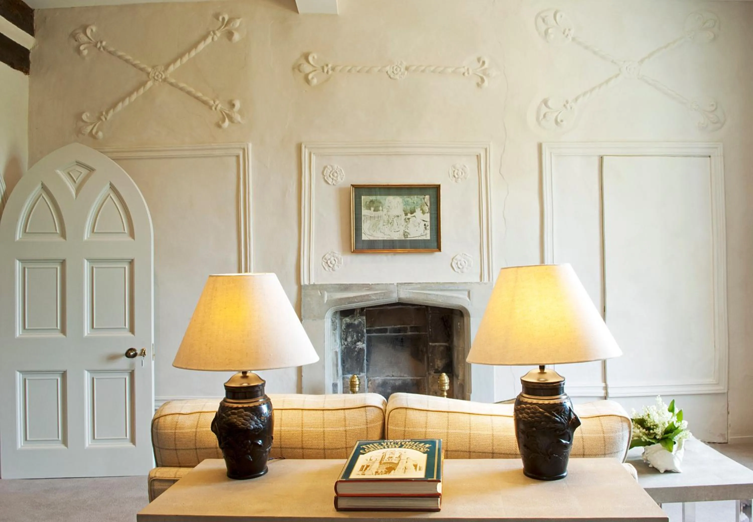 Living room in The North Wing - Combermere Abbey
