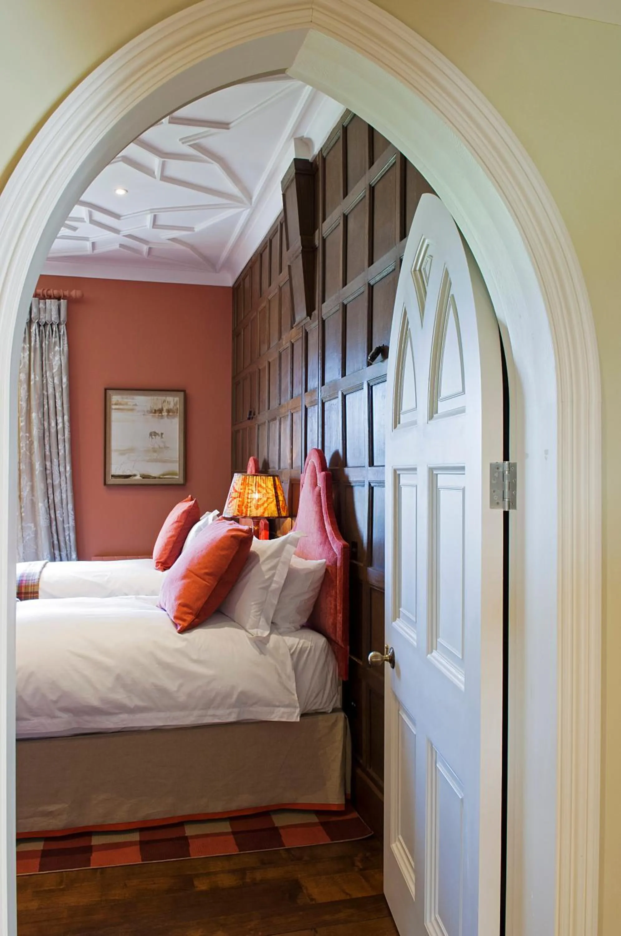 Bedroom, Bed in The North Wing - Combermere Abbey