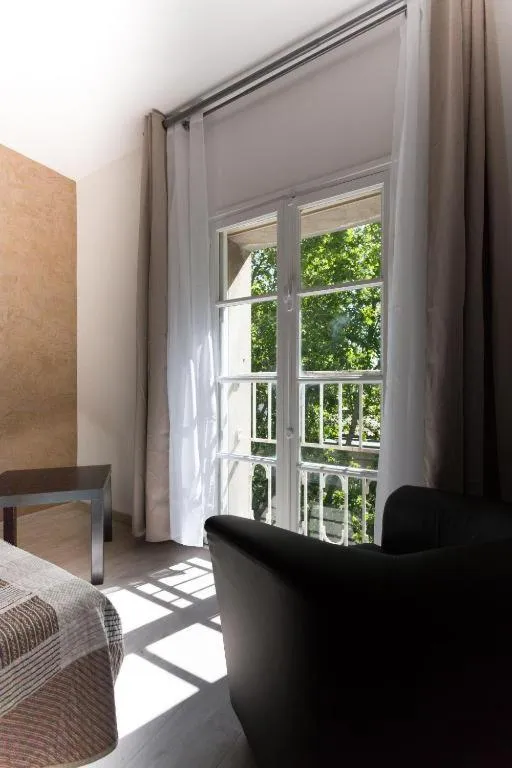 Bed in Hotel Alizéa