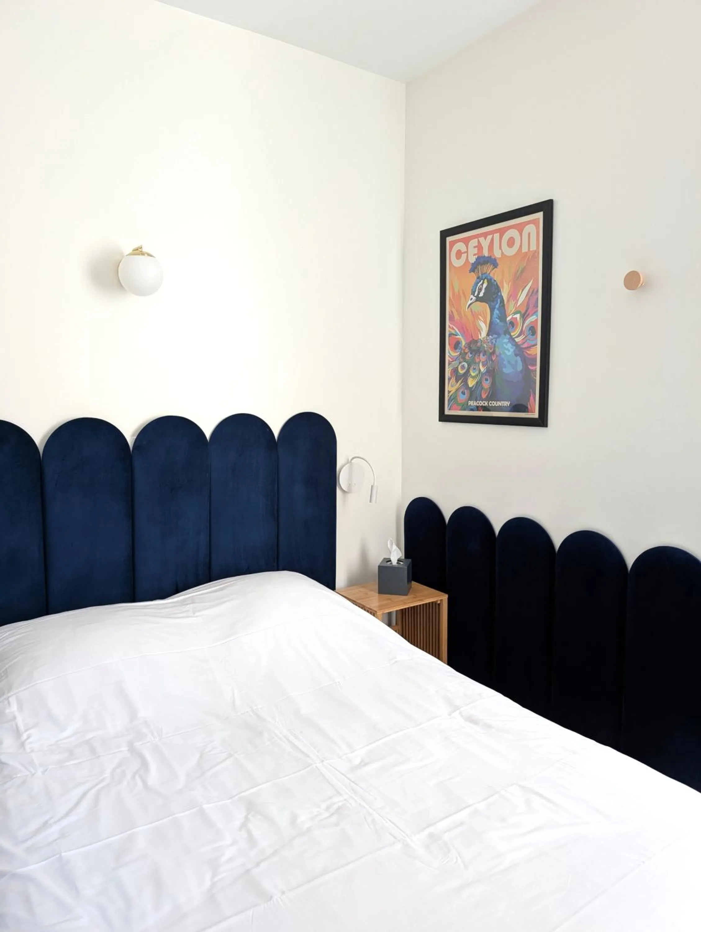 Bed in Hôtel d'Angleterre