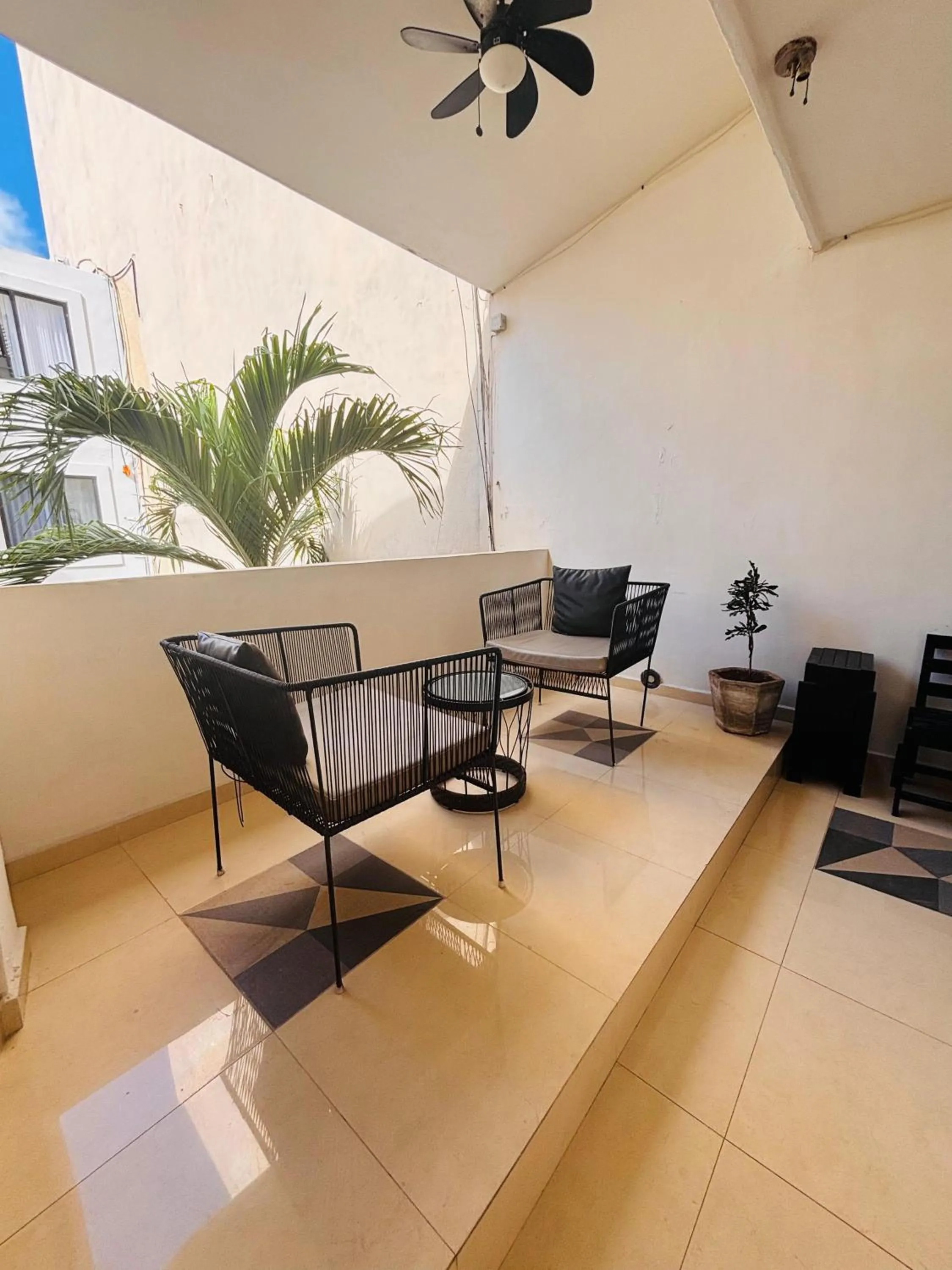 Patio in Aruma Suites