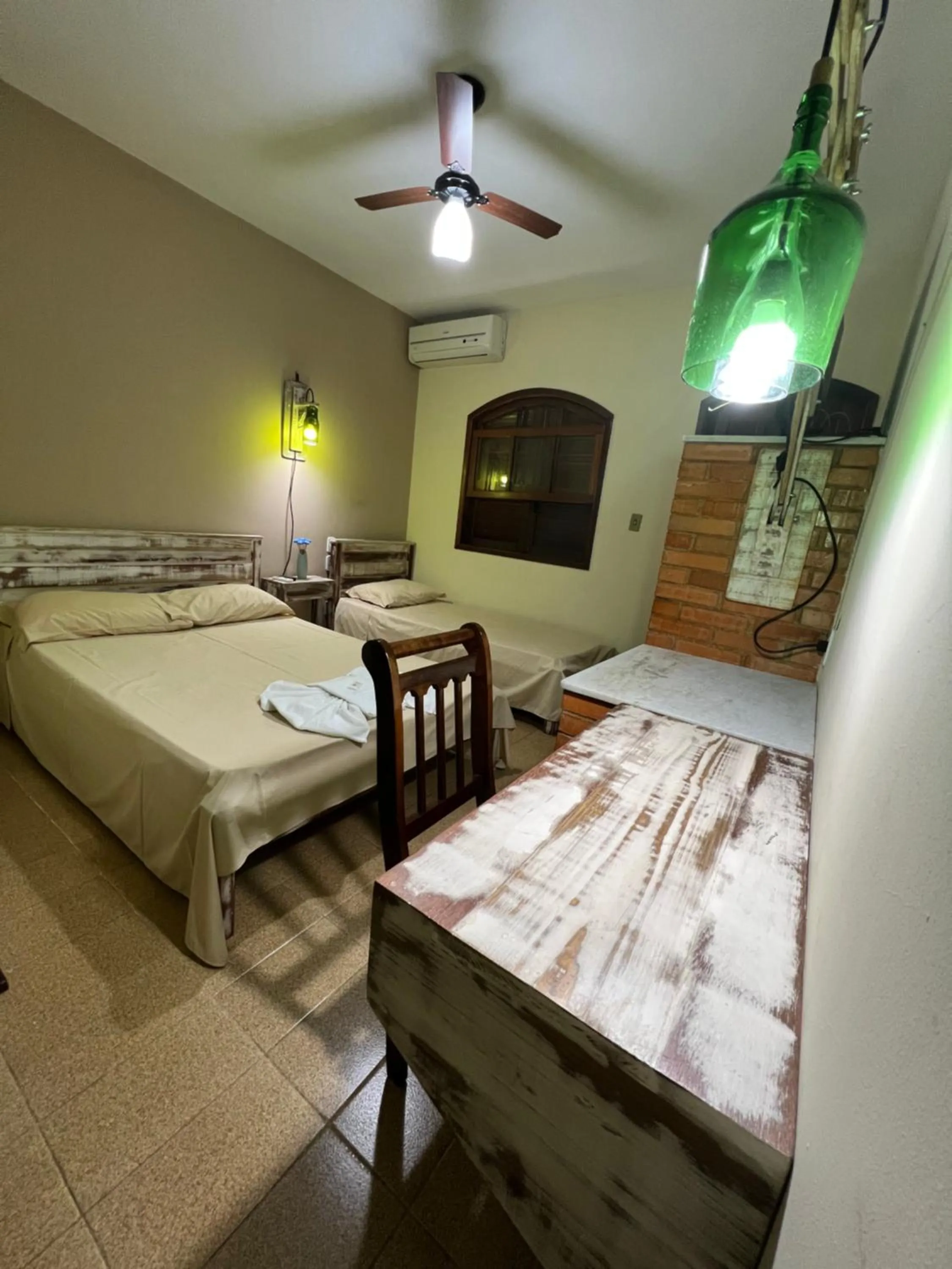 Bed in Pousada Por do Sol