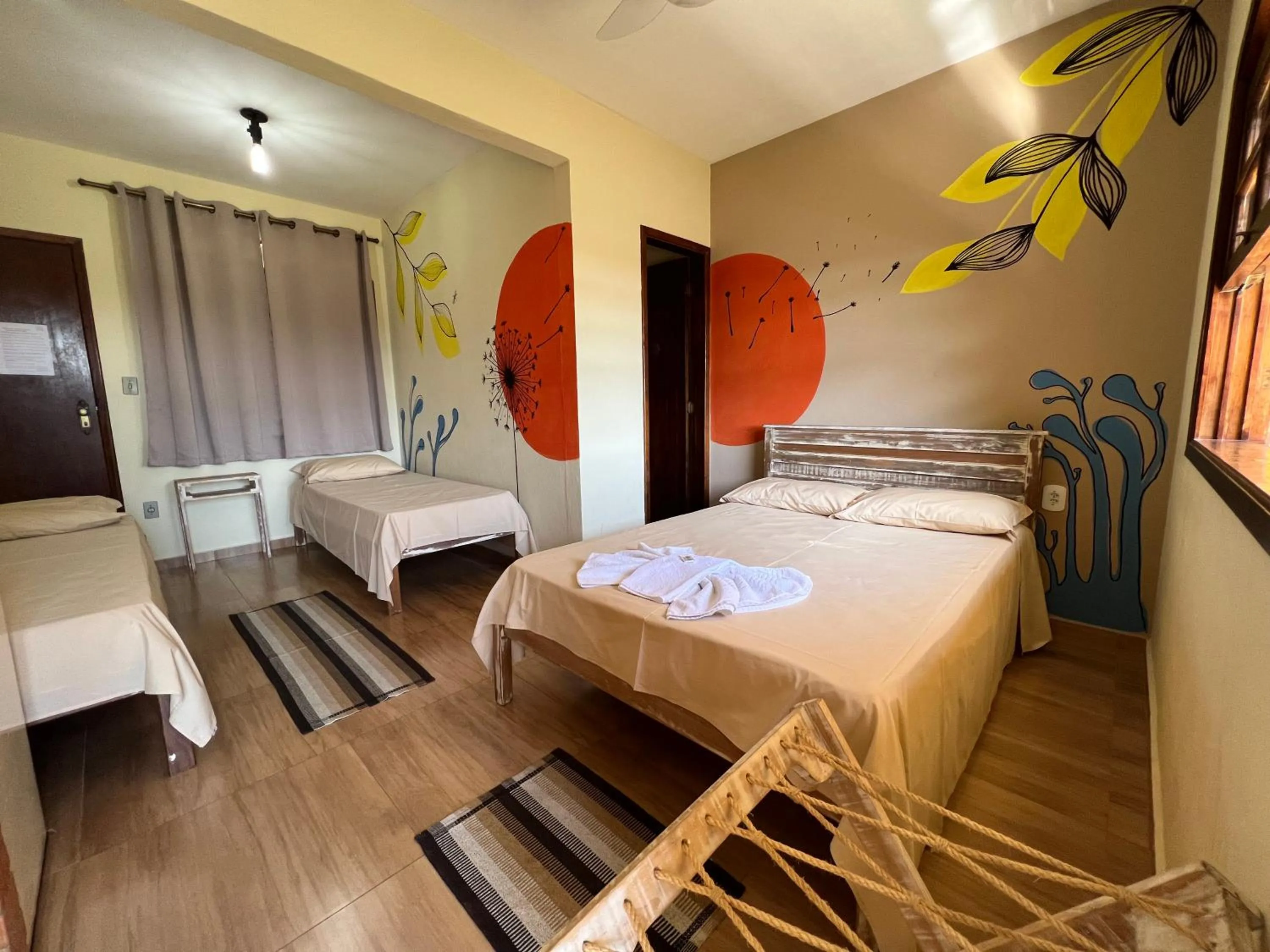 Bed in Pousada Por do Sol