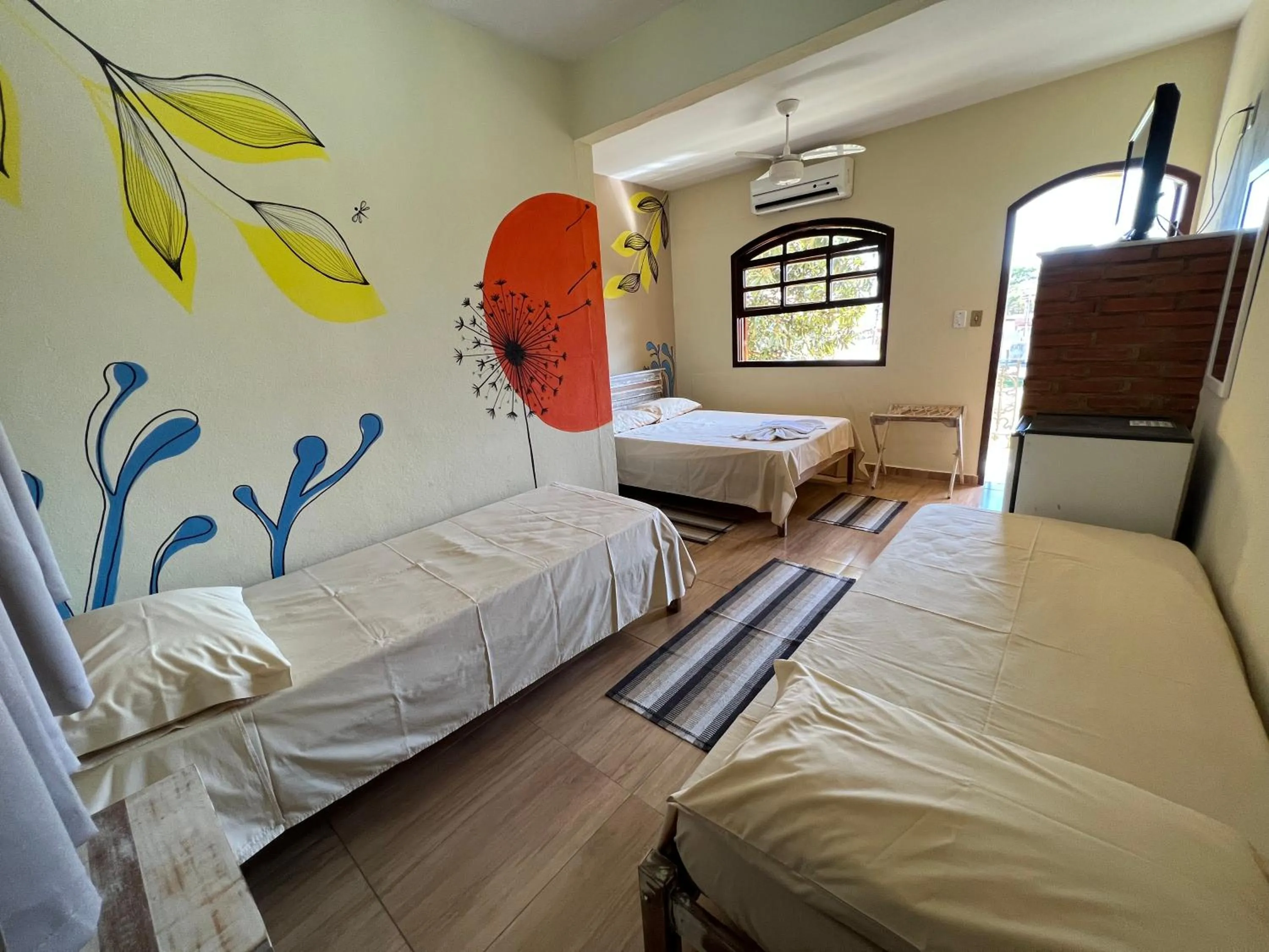 Bed in Pousada Por do Sol