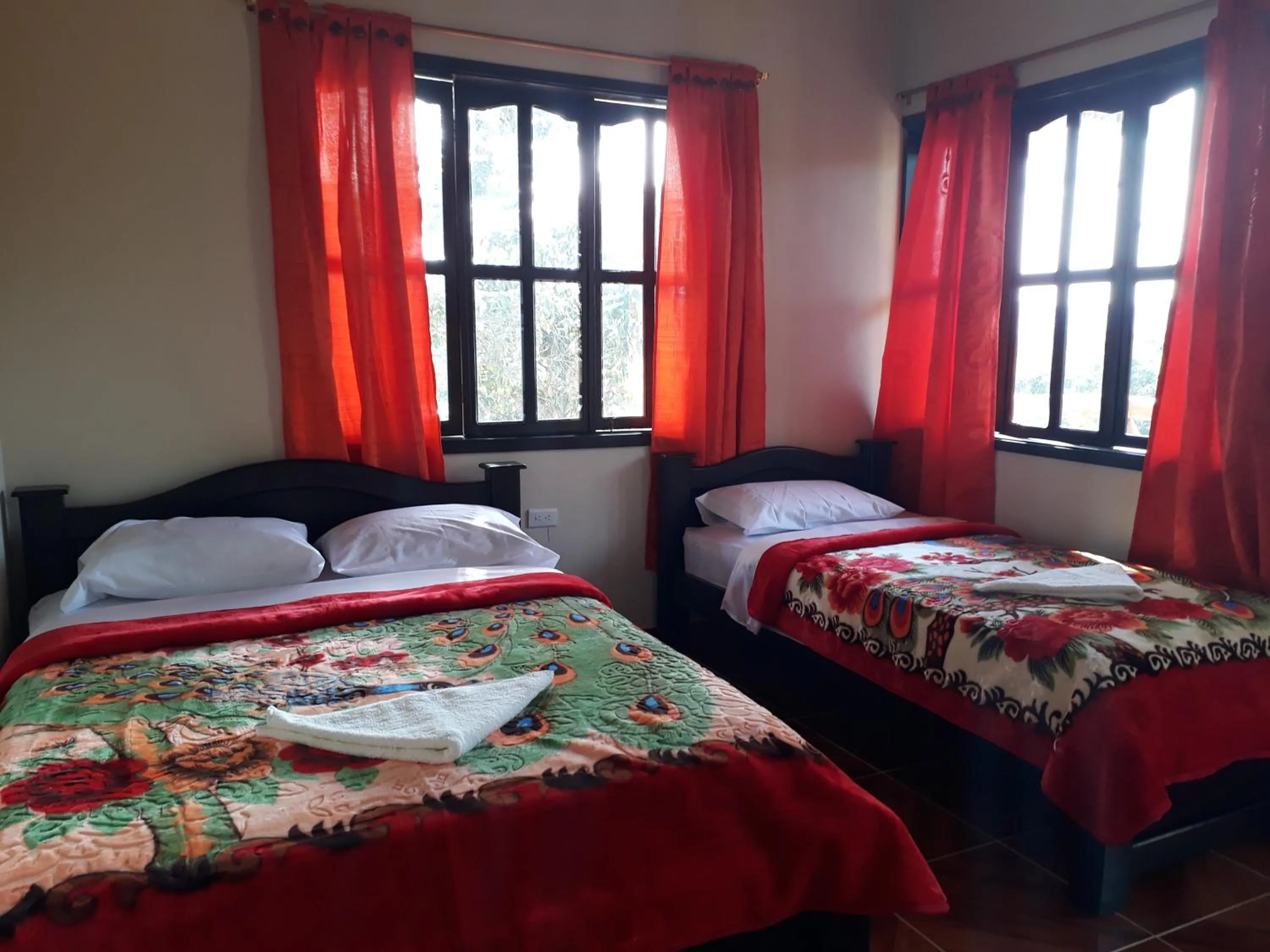 Bed in Hospedaje y Camping Buena Vista