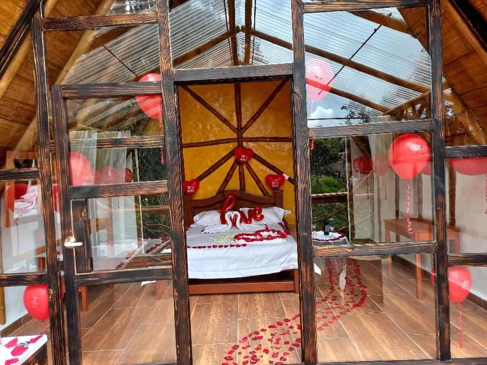 Bed in Hospedaje y Camping Buena Vista