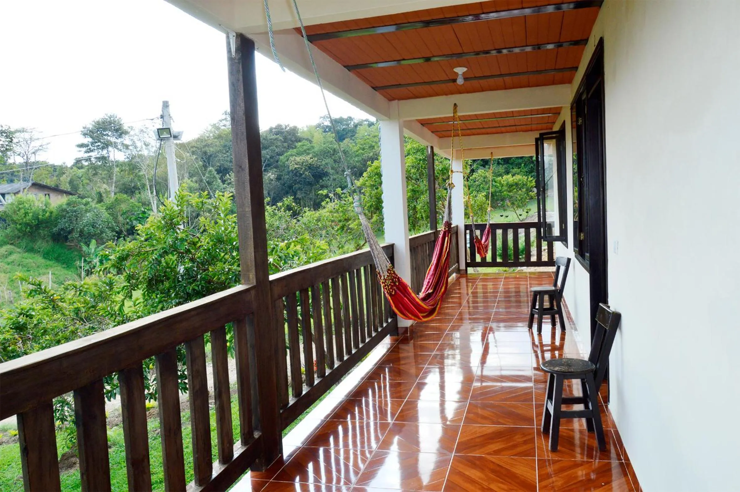 Balcony/Terrace in Hospedaje y Camping Buena Vista
