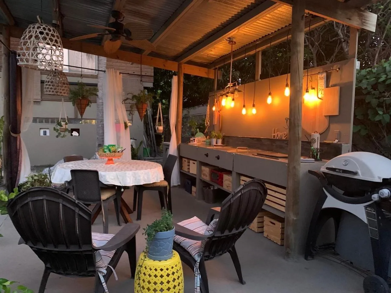 BBQ facilities in B&B EL Litoral