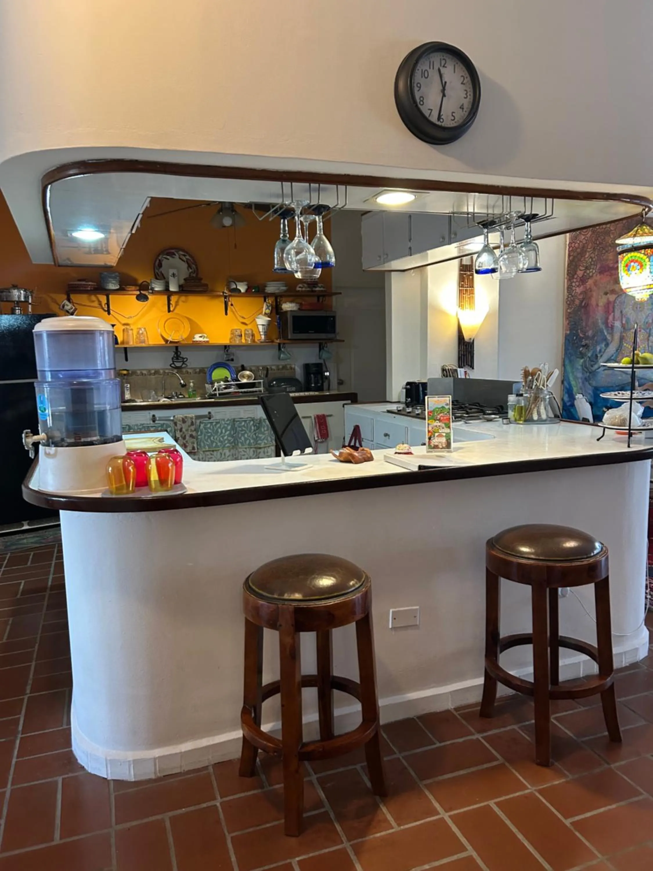 Kitchen or kitchenette in B&B EL Litoral