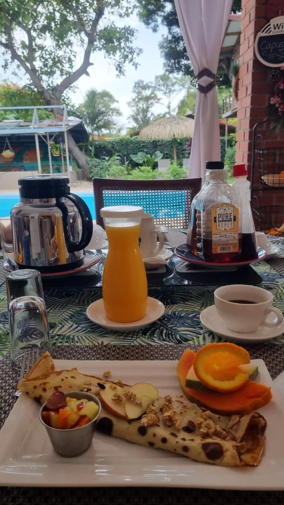 Continental breakfast in B&B EL Litoral