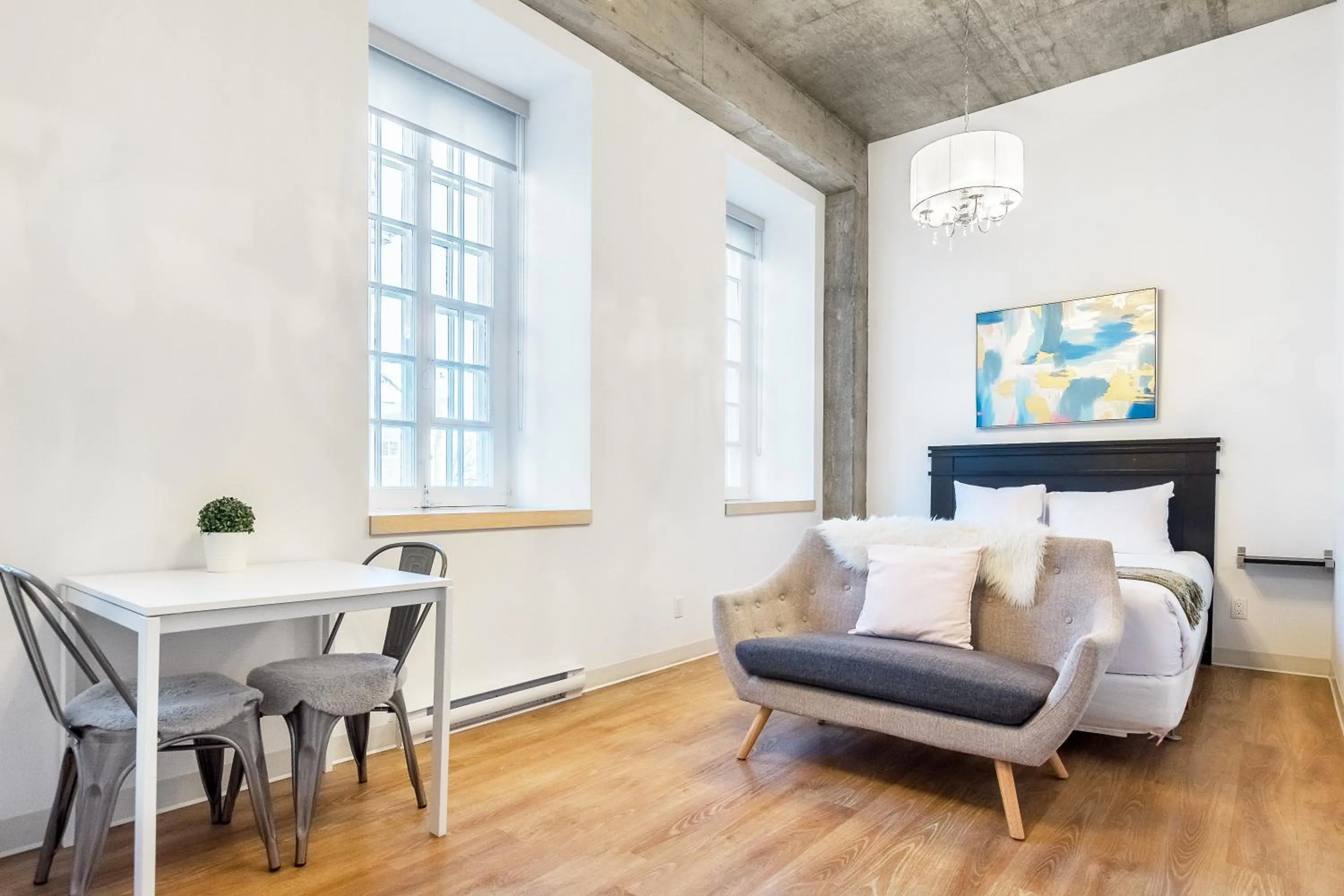 Living room in Les Lofts de Buade - Par Les Lofts Vieux-Québec