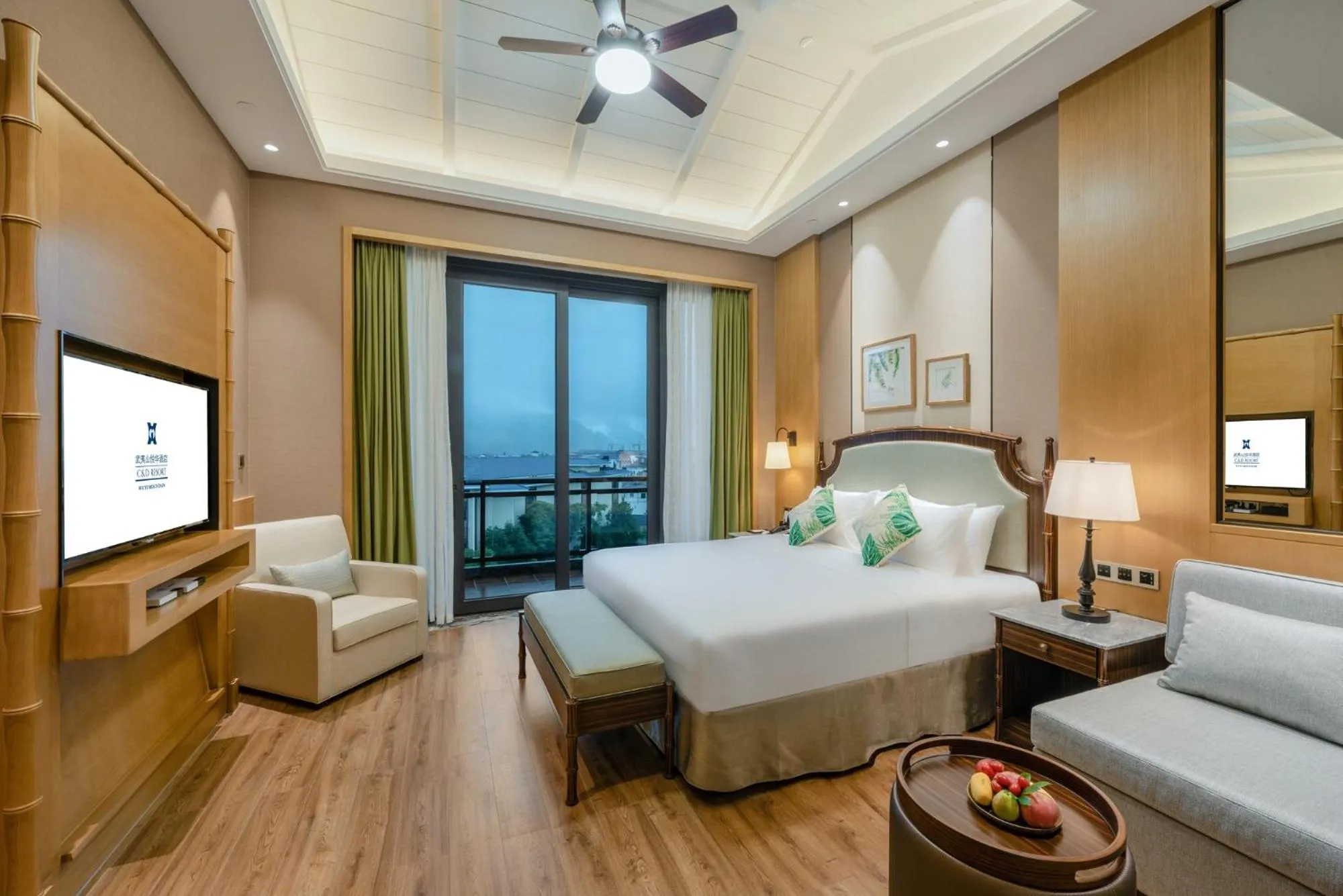 Bedroom, Bed in C&D Resort,Wuyi Mountain