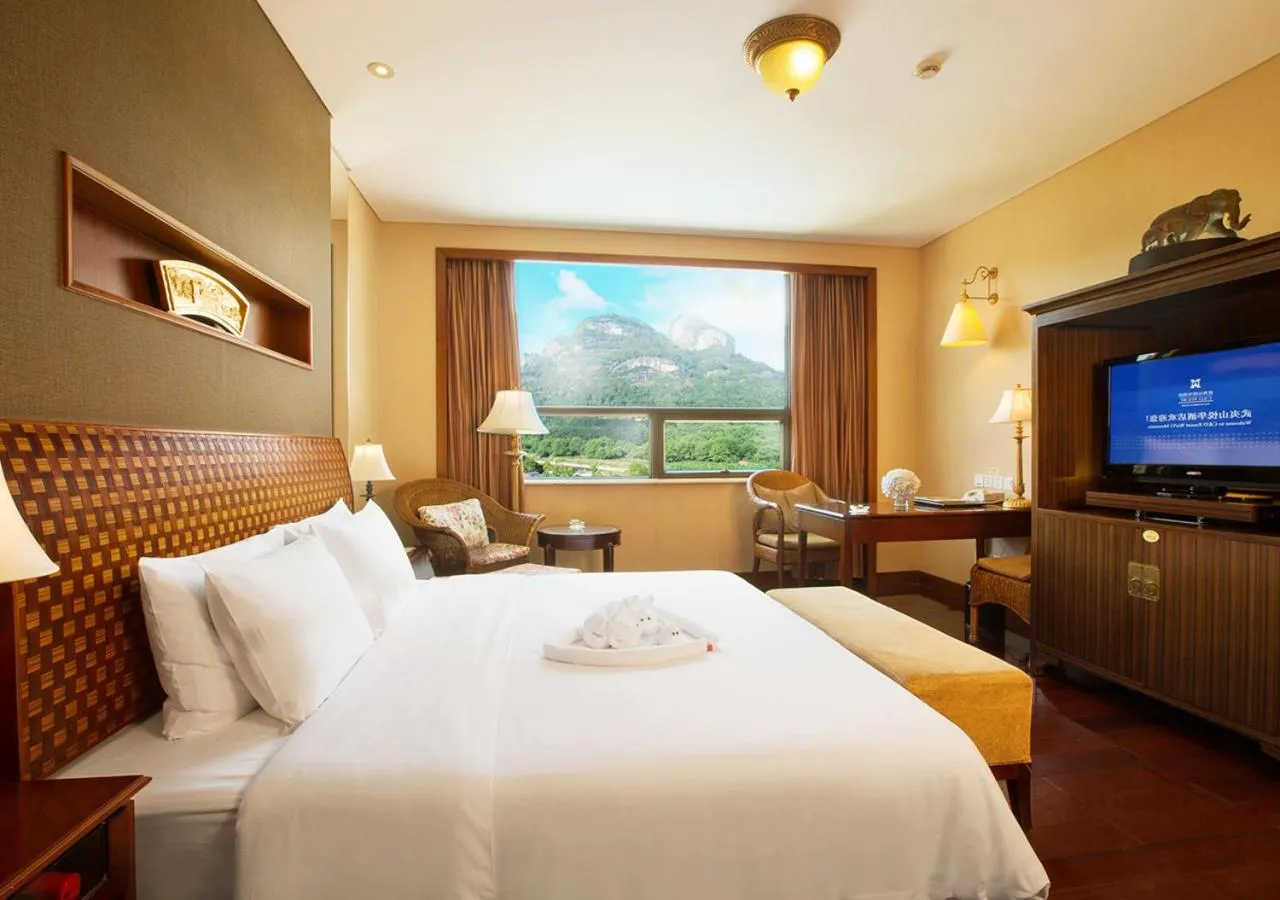 Bedroom, Bed in C&D Resort,Wuyi Mountain