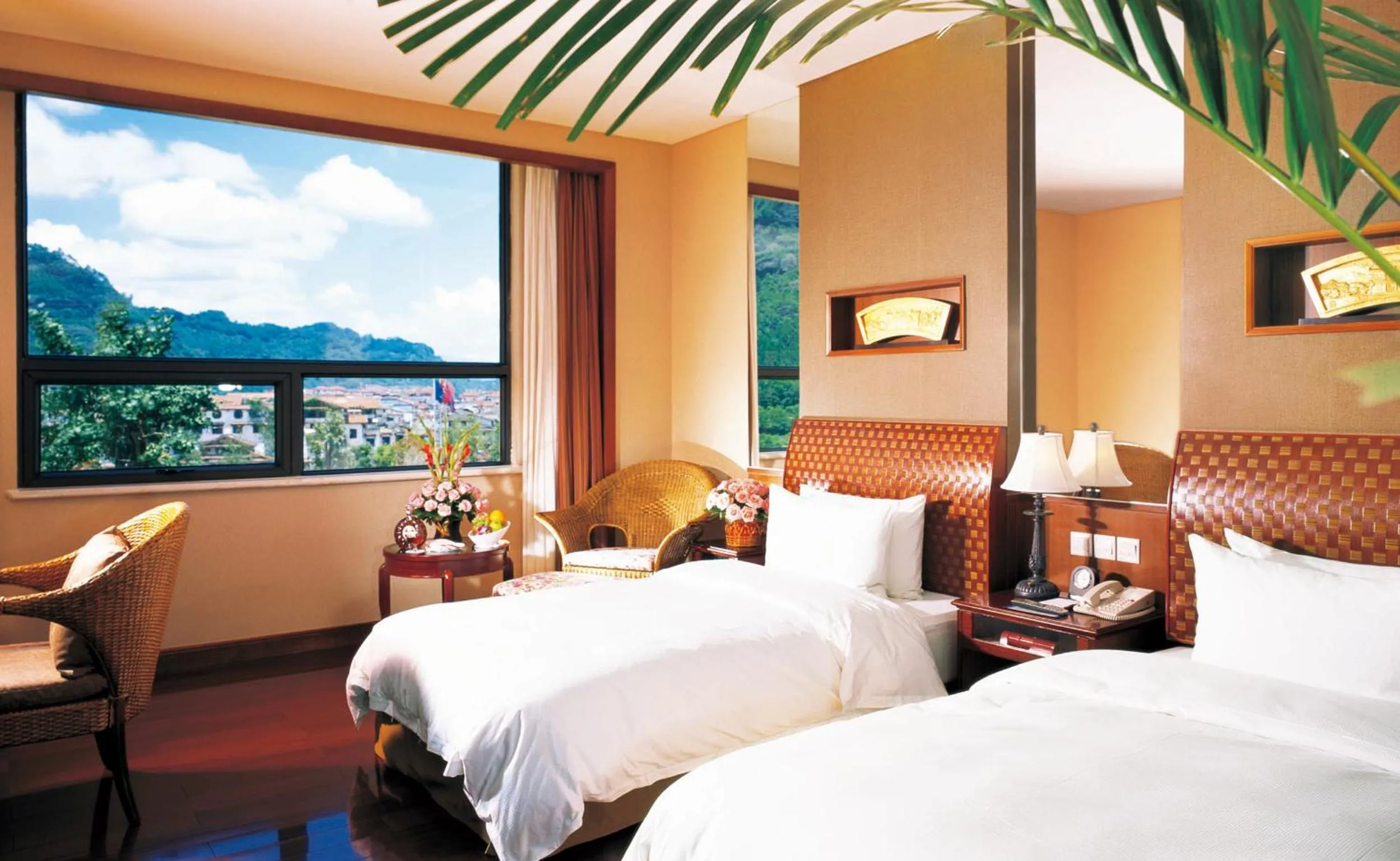 Bedroom, Bed in C&D Resort,Wuyi Mountain