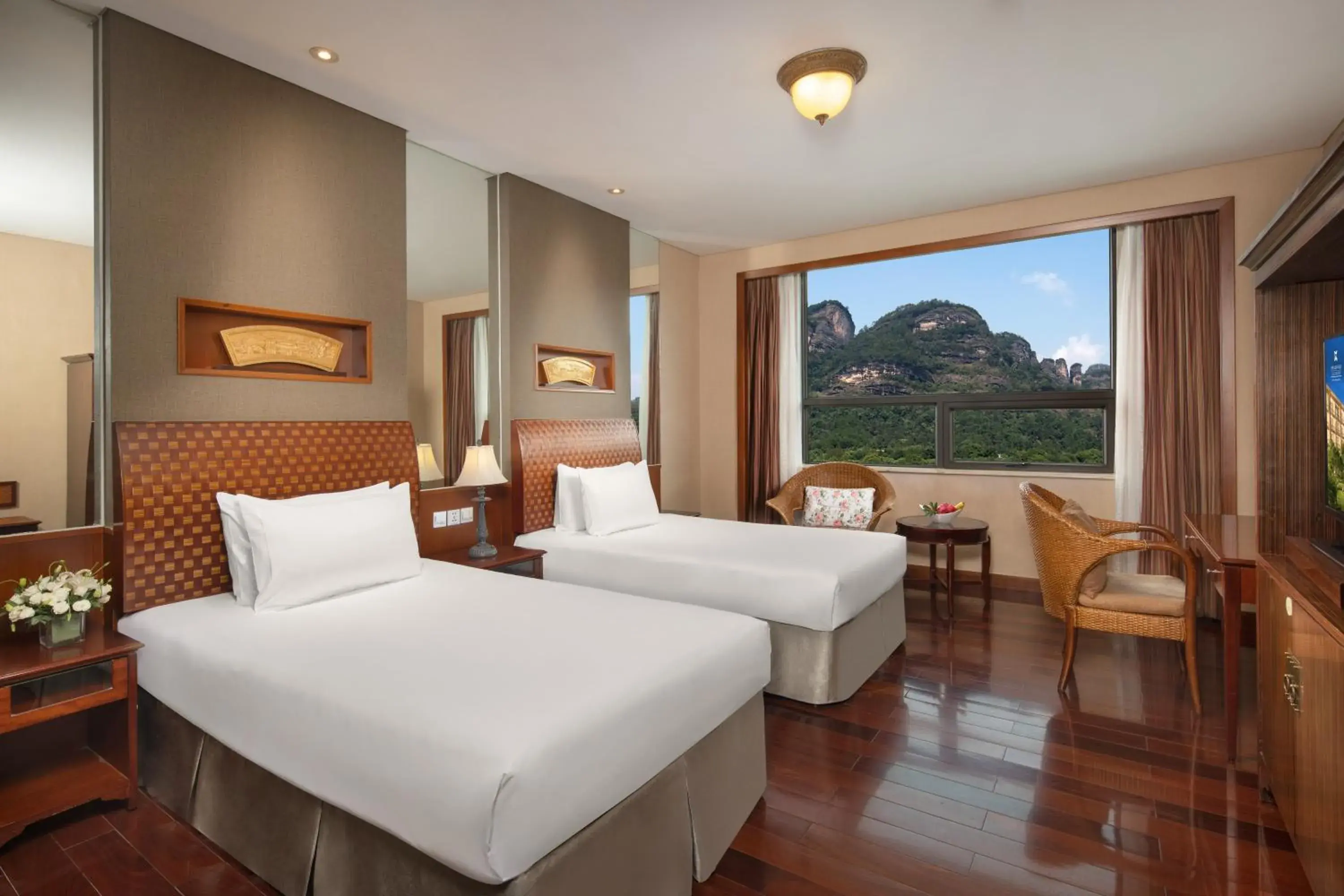 TianFeng Building Deluxe Mountain view twin Bed Room in C&D Resort,Wuyi Mountain TianFeng Building Deluxe Mountain view twin Bed Room in C&D Resort,Wuyi Mountain