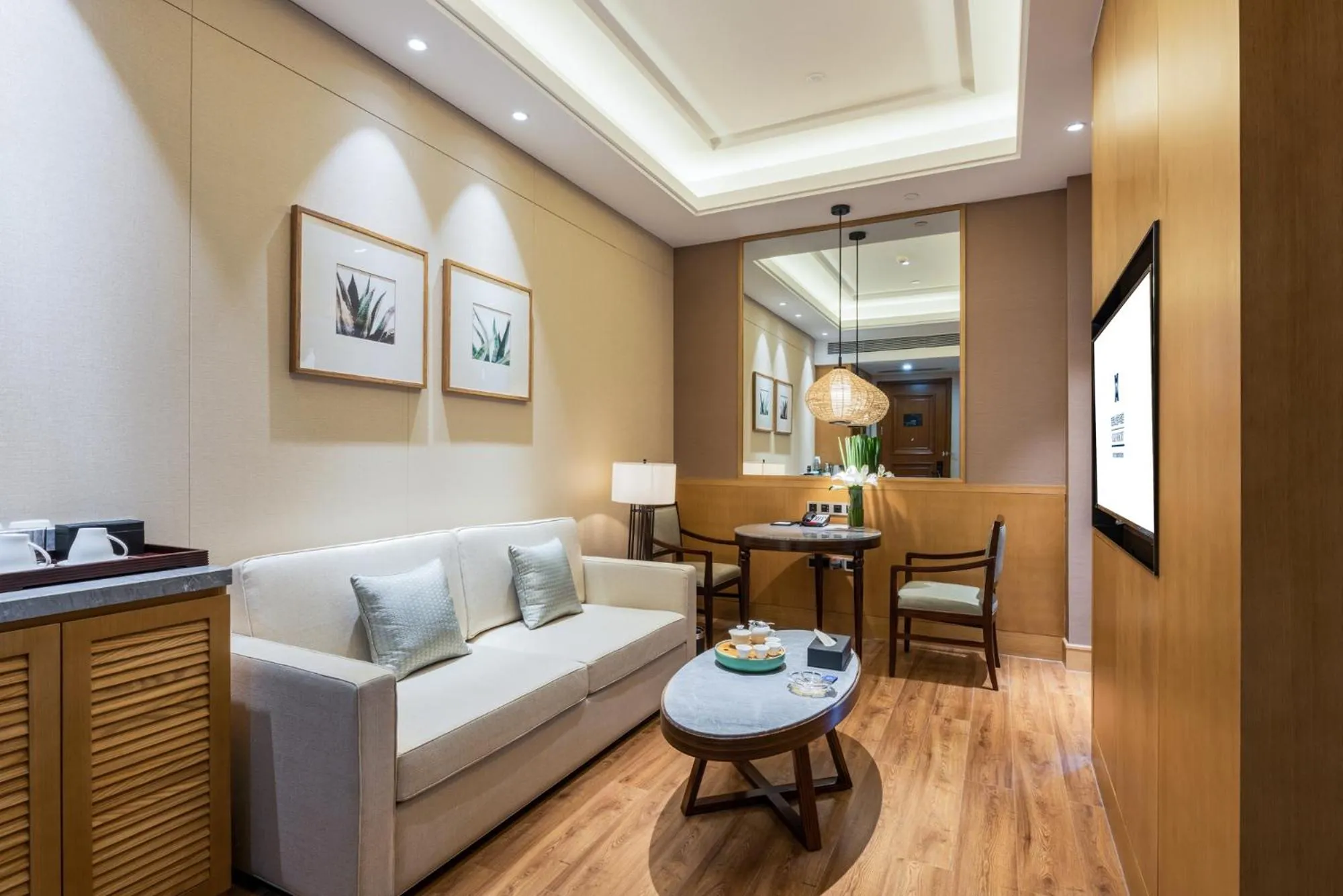 Living room in C&D Resort,Wuyi Mountain