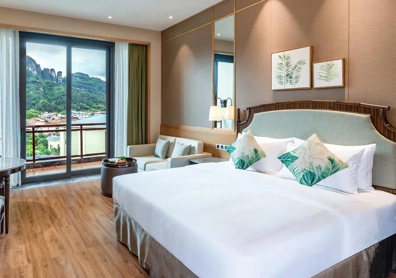 Bedroom, Bed in C&D Resort,Wuyi Mountain