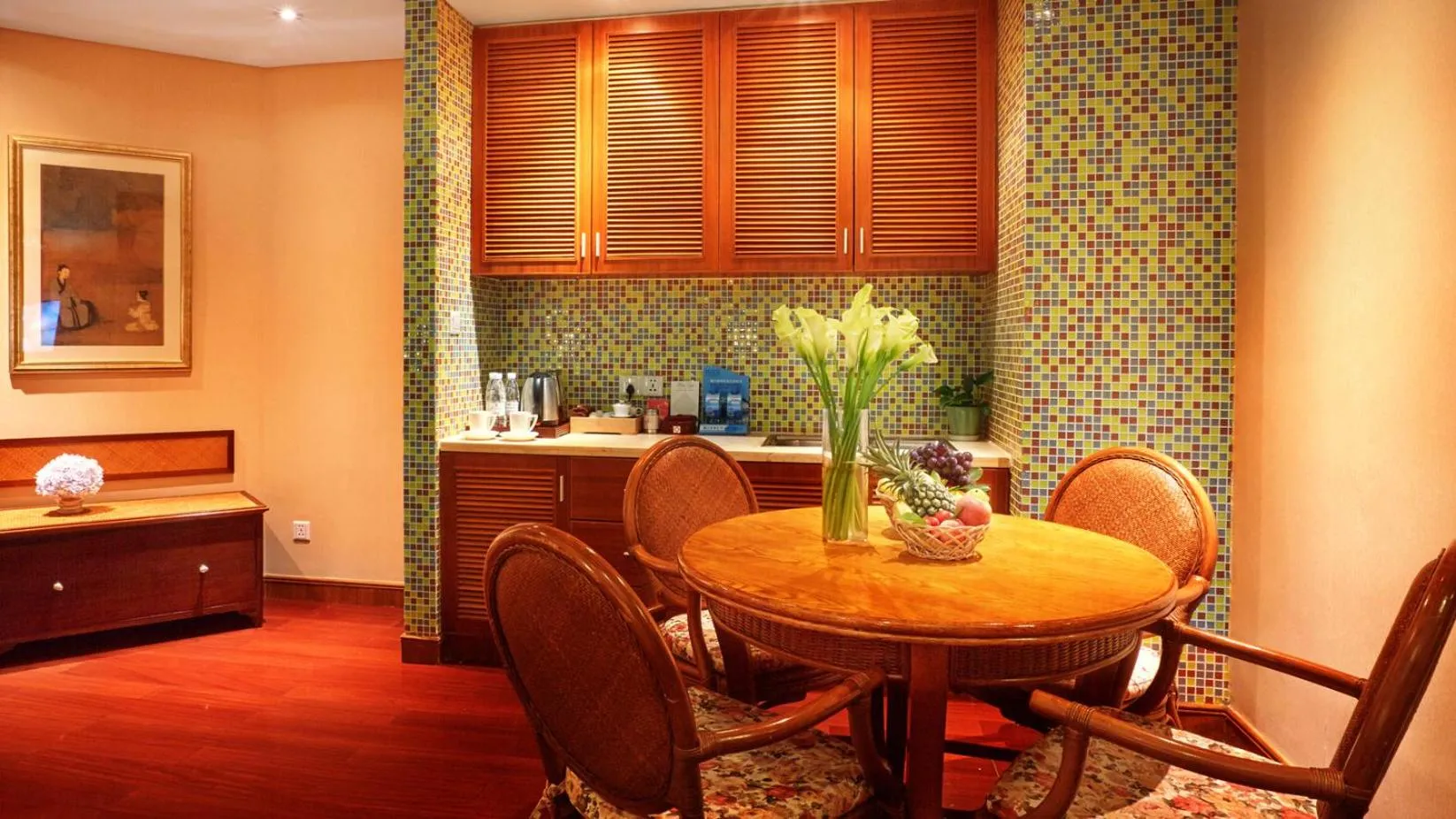 Living room in C&D Resort,Wuyi Mountain