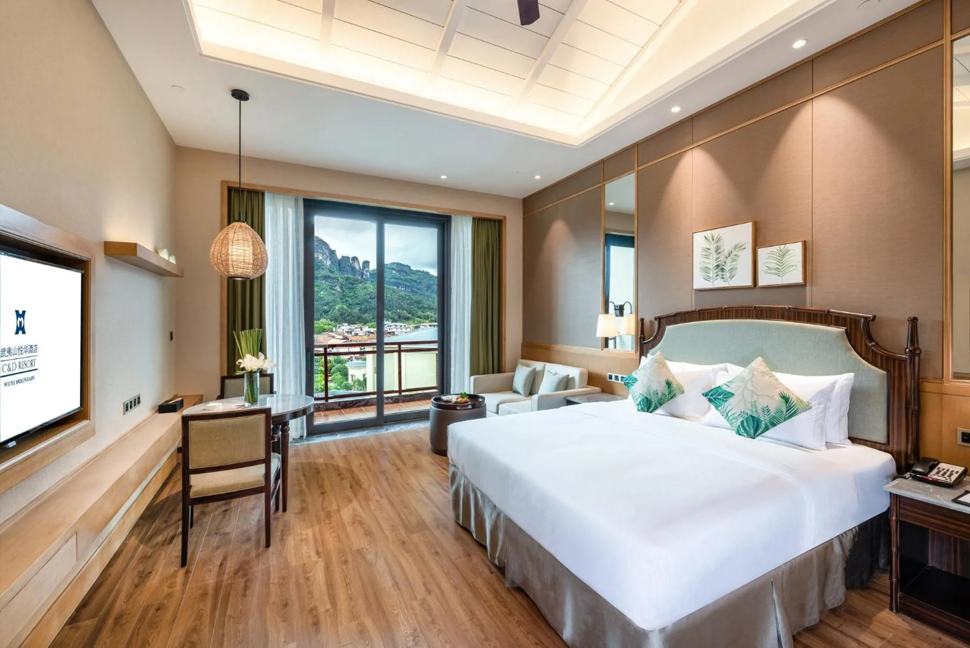 Bedroom, Bed in C&D Resort,Wuyi Mountain