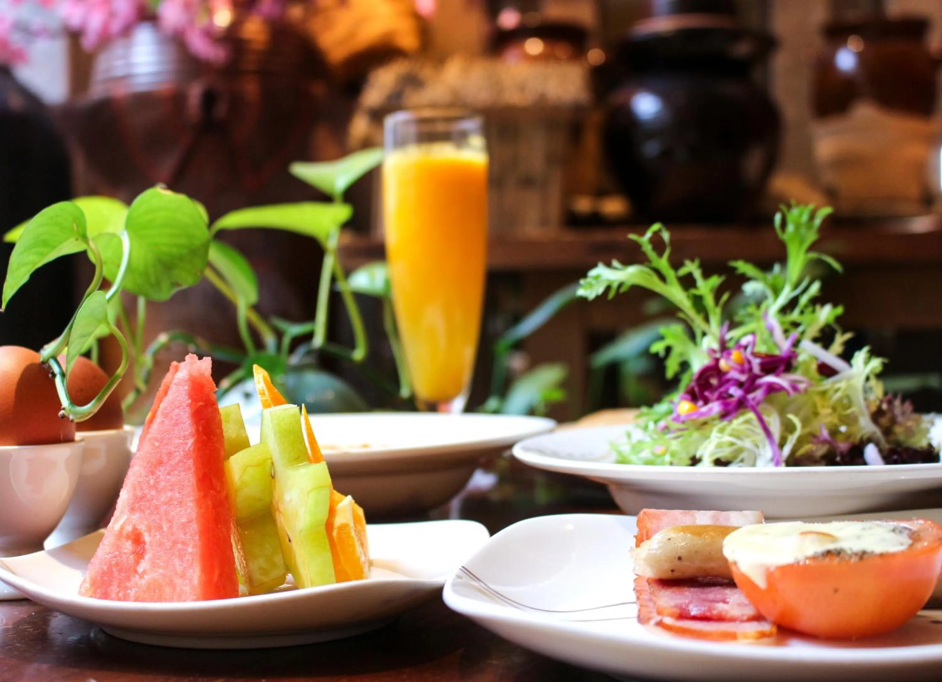 Breakfast in Dahongpao Resort