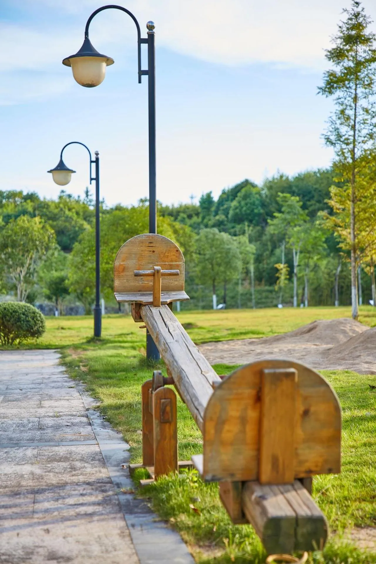 Children play ground in Dahongpao Resort