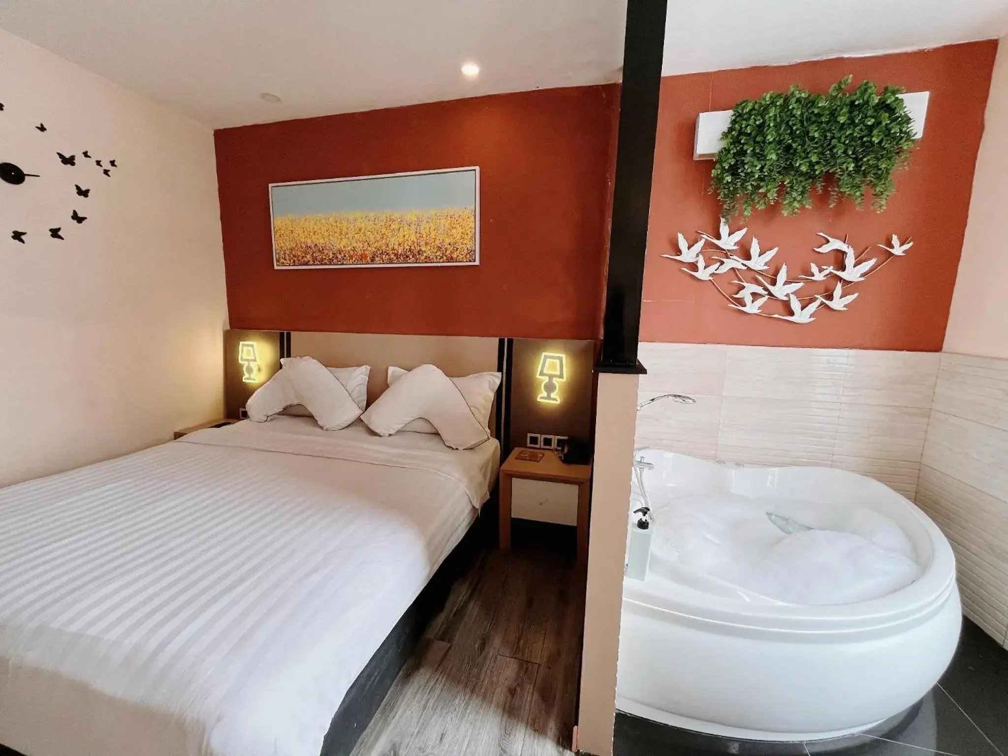 Bed in Verse Luxe Hotel Wahid Hasyim Bed in Verse Luxe Hotel Wahid Hasyim