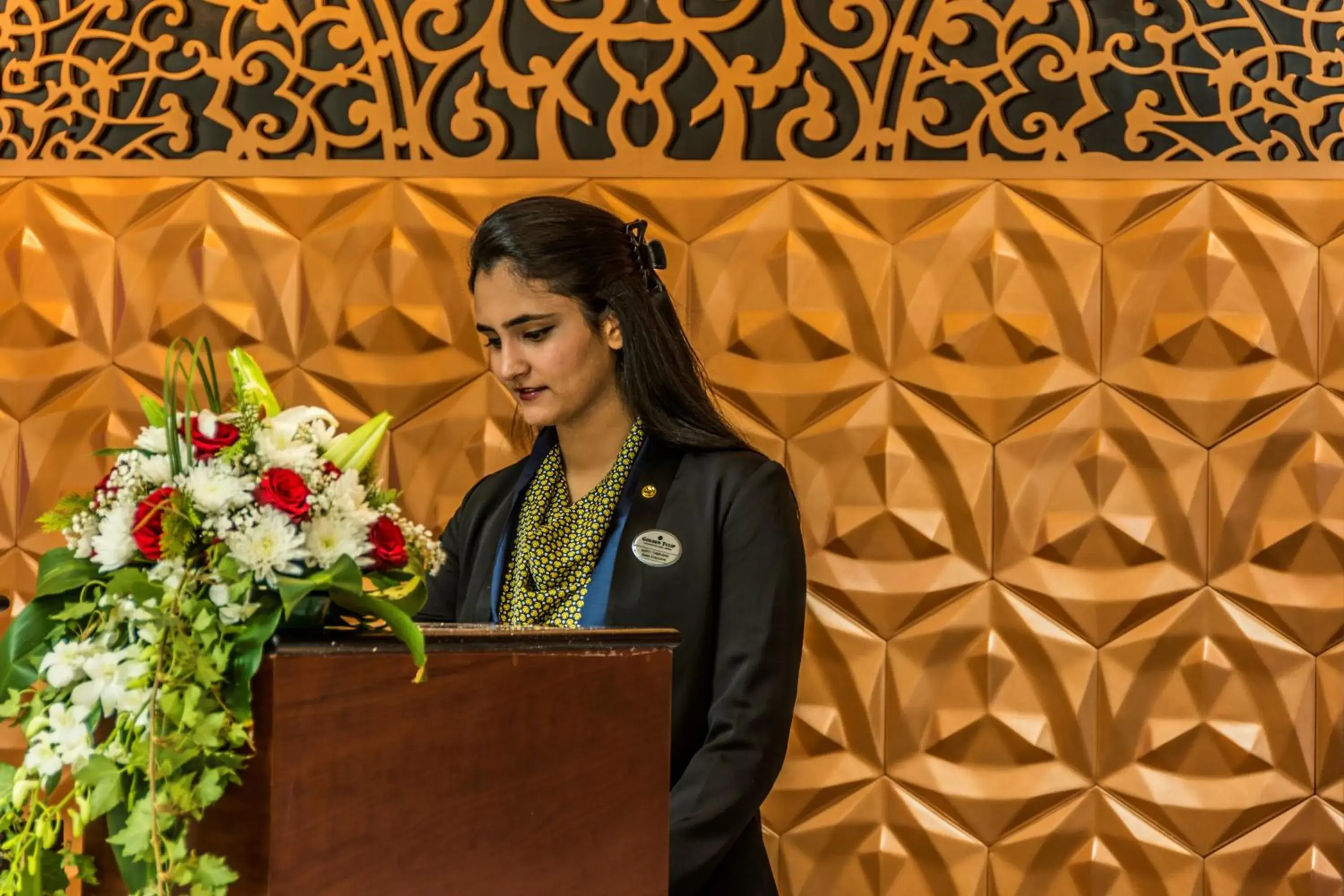 Lobby or reception in Golden Tulip Headington Lobby or reception in Golden Tulip Headington