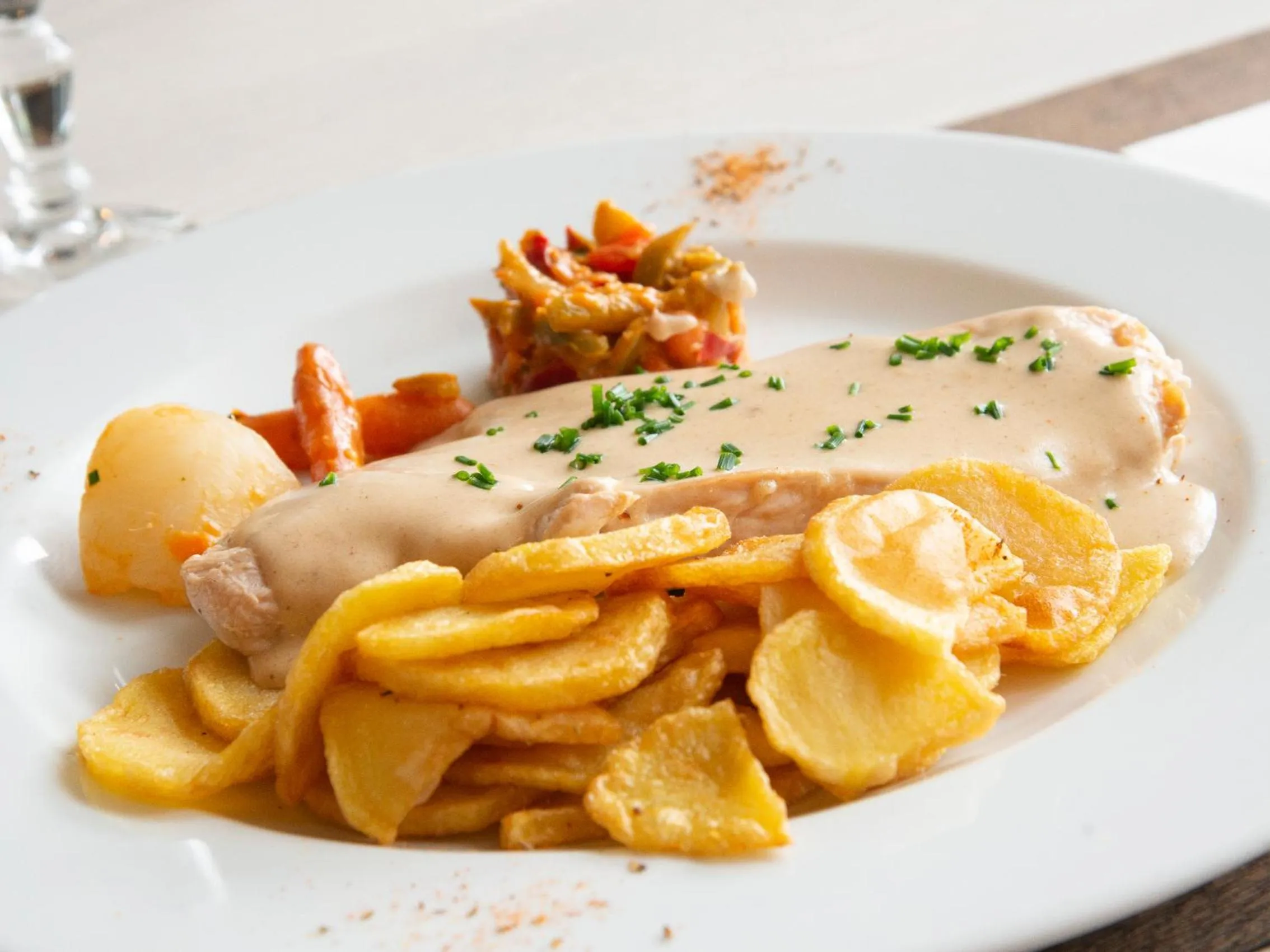 Lunch in Cit'Hotel Les Eleis