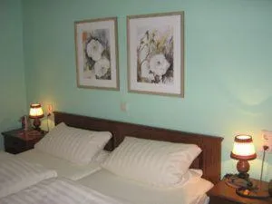 Bed in Gasthaus Laubacher Wald