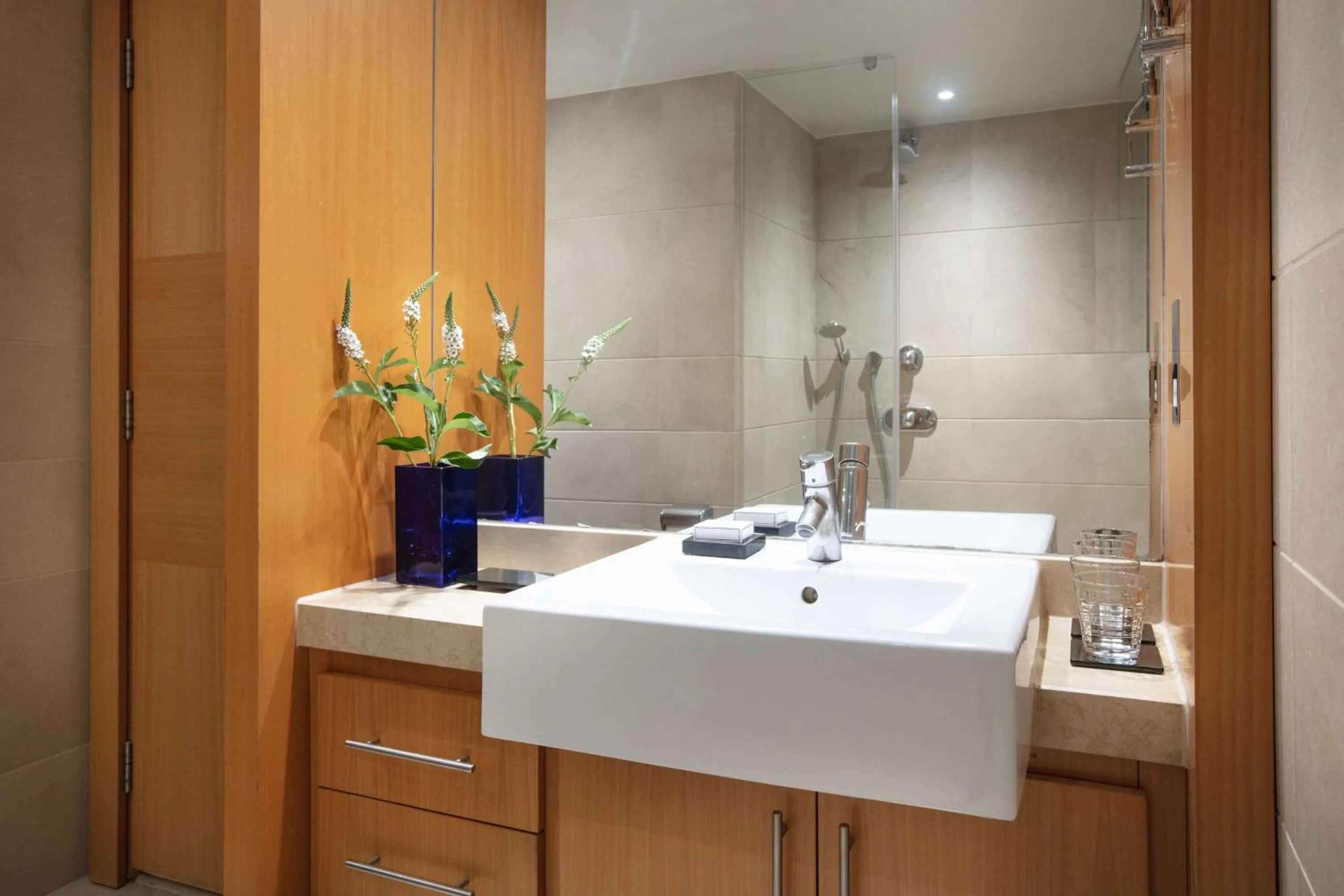 Bathroom in Park Plaza London Riverbank