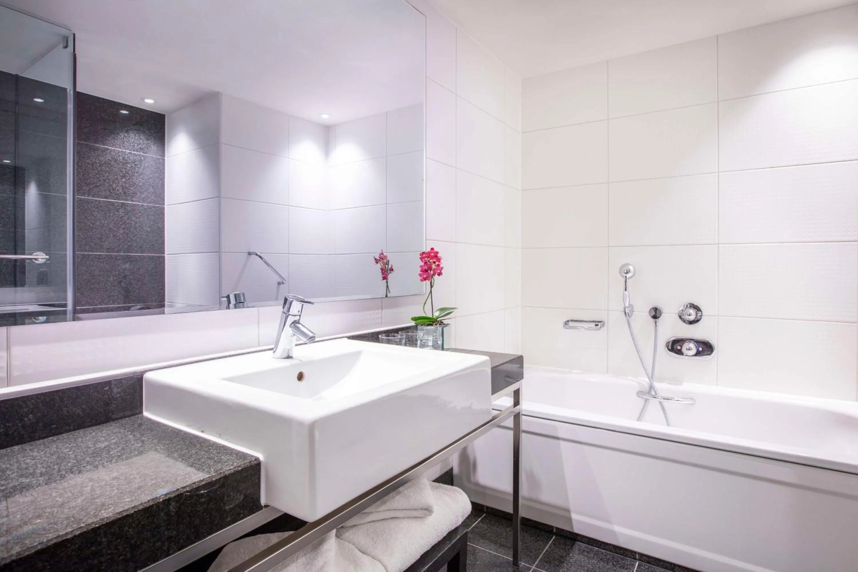 Bathroom in Park Plaza London Riverbank