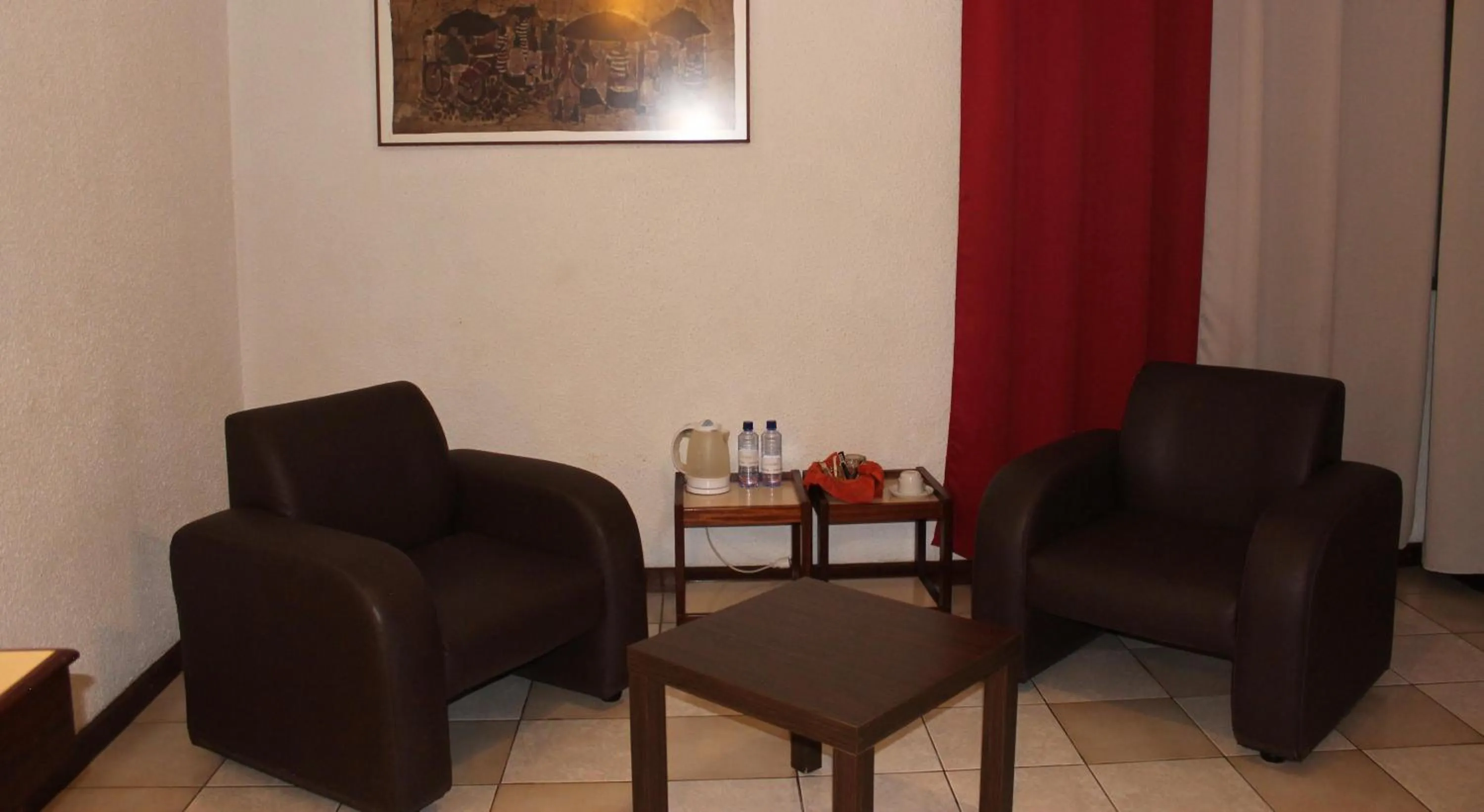 Seating area in Hotel Le Garni