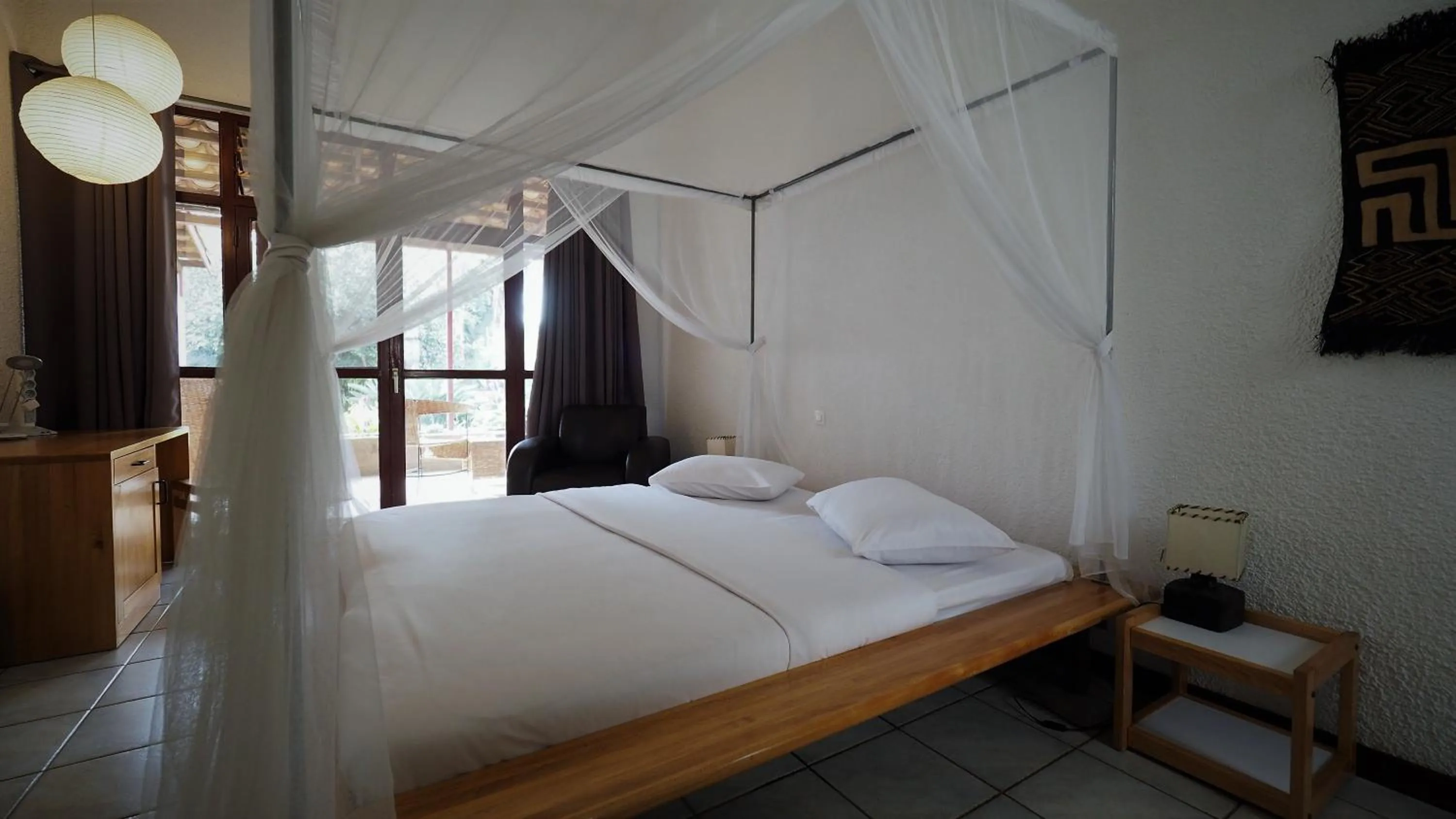 Bed in Hotel Le Garni