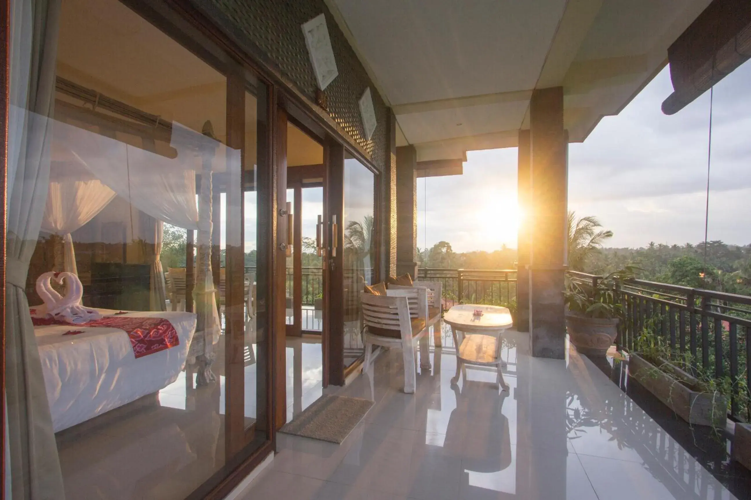 Garden view in Adi Bisma Inn by Mahaputra-CHSE Certified Garden view in Adi Bisma Inn by Mahaputra-CHSE Certified