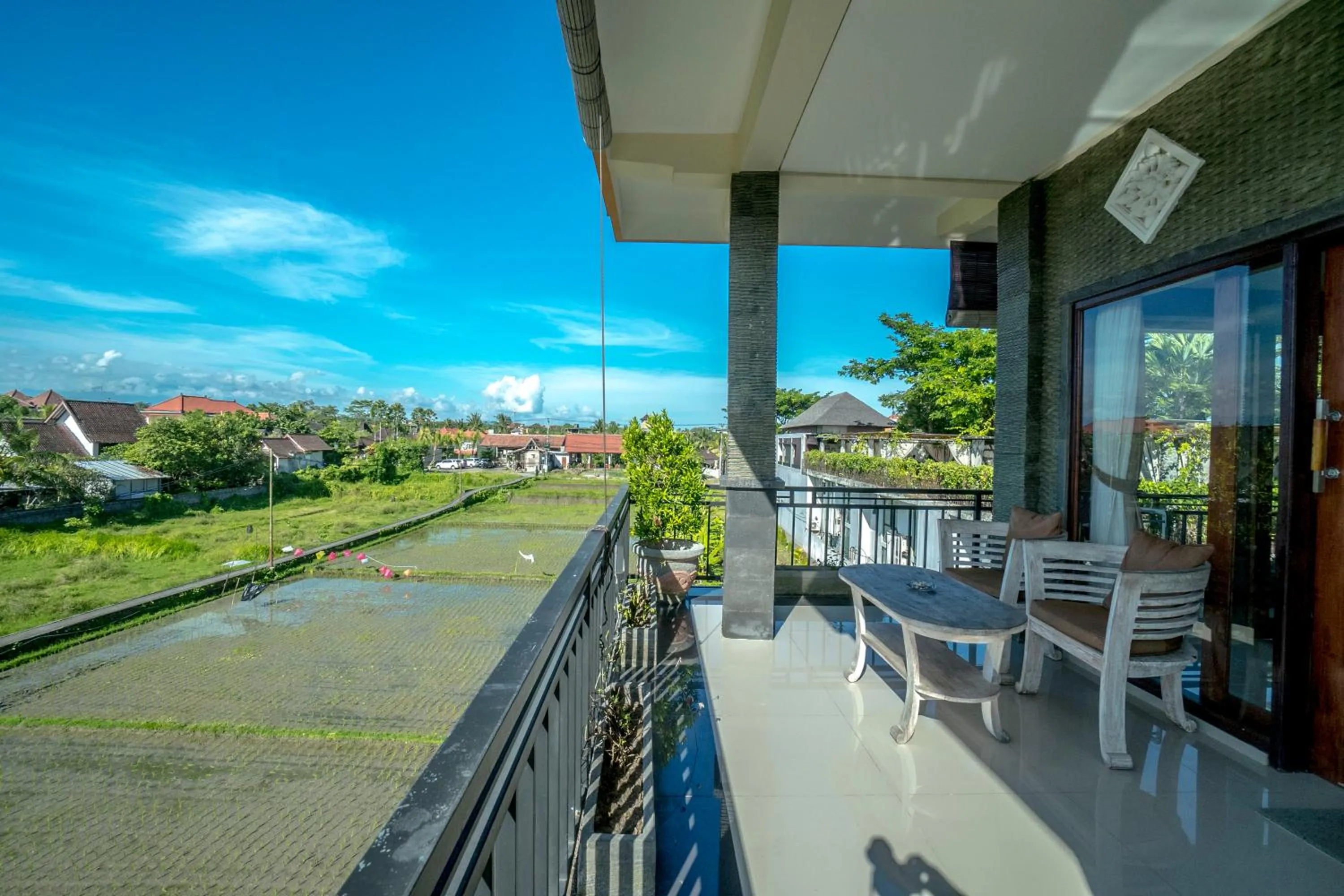 Balcony/Terrace in Adi Bisma Inn by Mahaputra-CHSE Certified