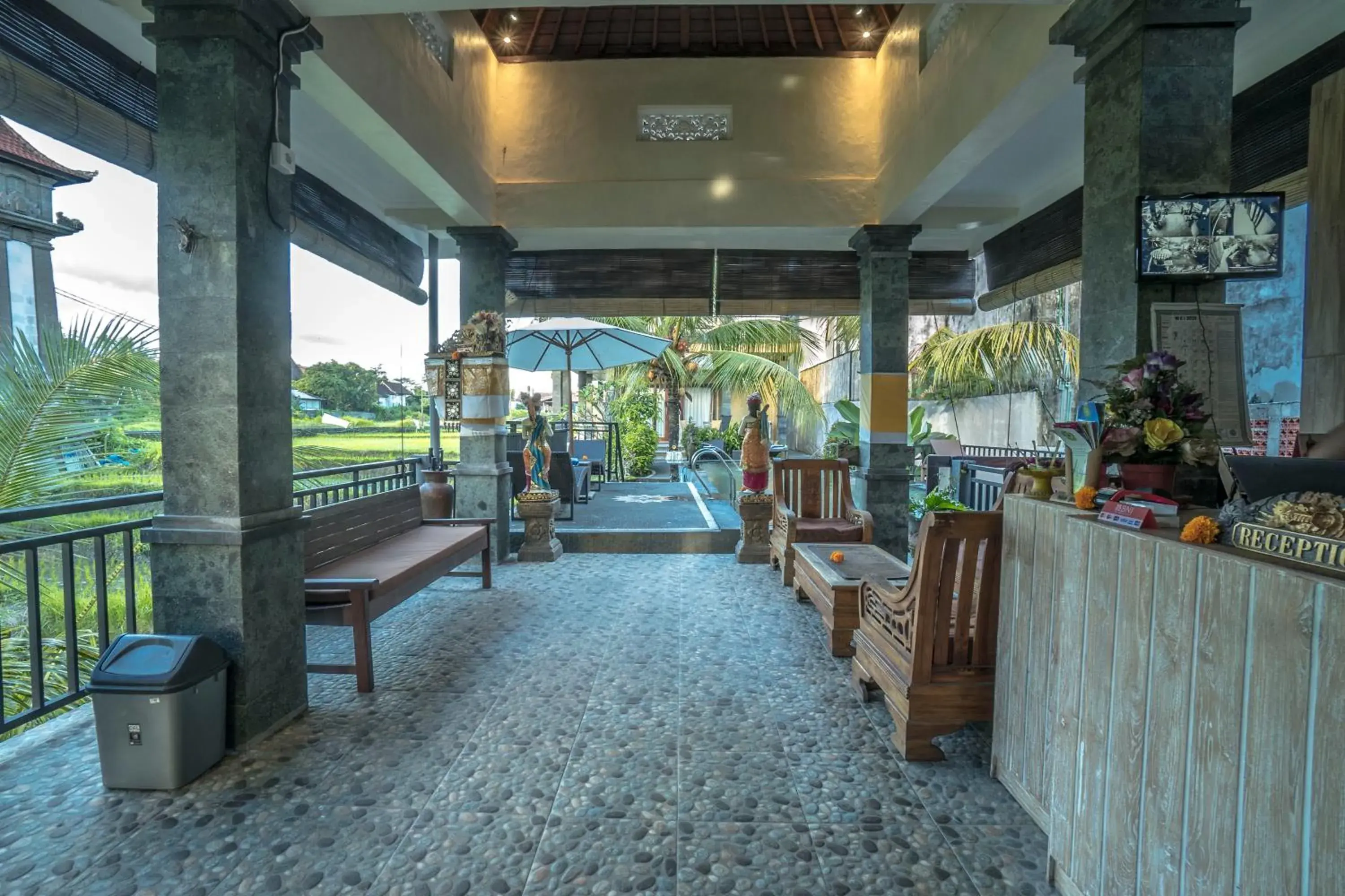 Lobby or reception in Adi Bisma Inn by Mahaputra-CHSE Certified Lobby or reception in Adi Bisma Inn by Mahaputra-CHSE Certified