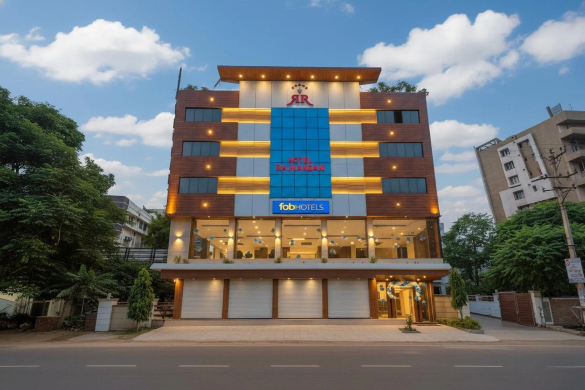 Property building in FabHotel Rajnandani Residency Bhawarkua