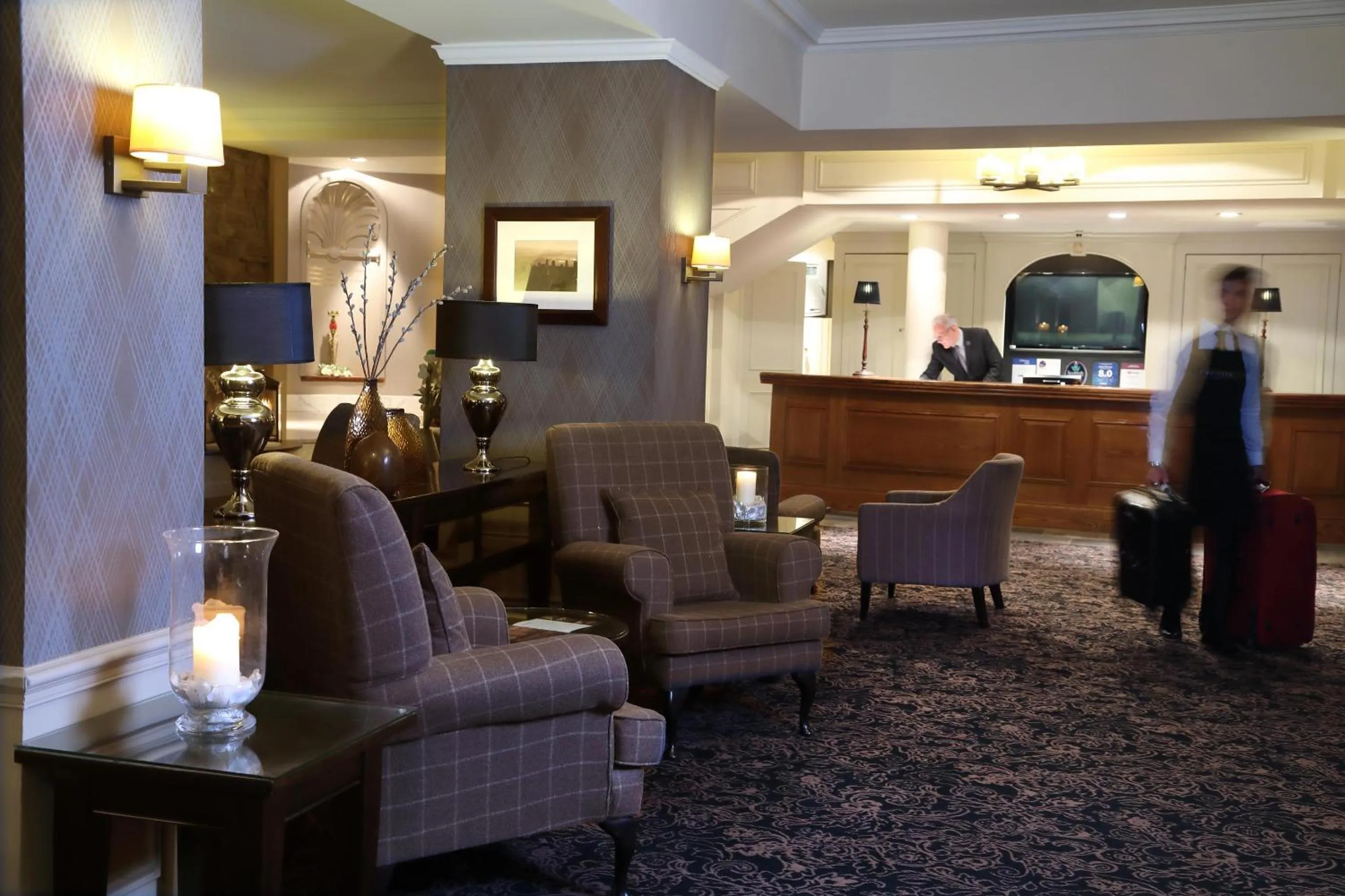 Lobby or reception in Golden Lion Hotel