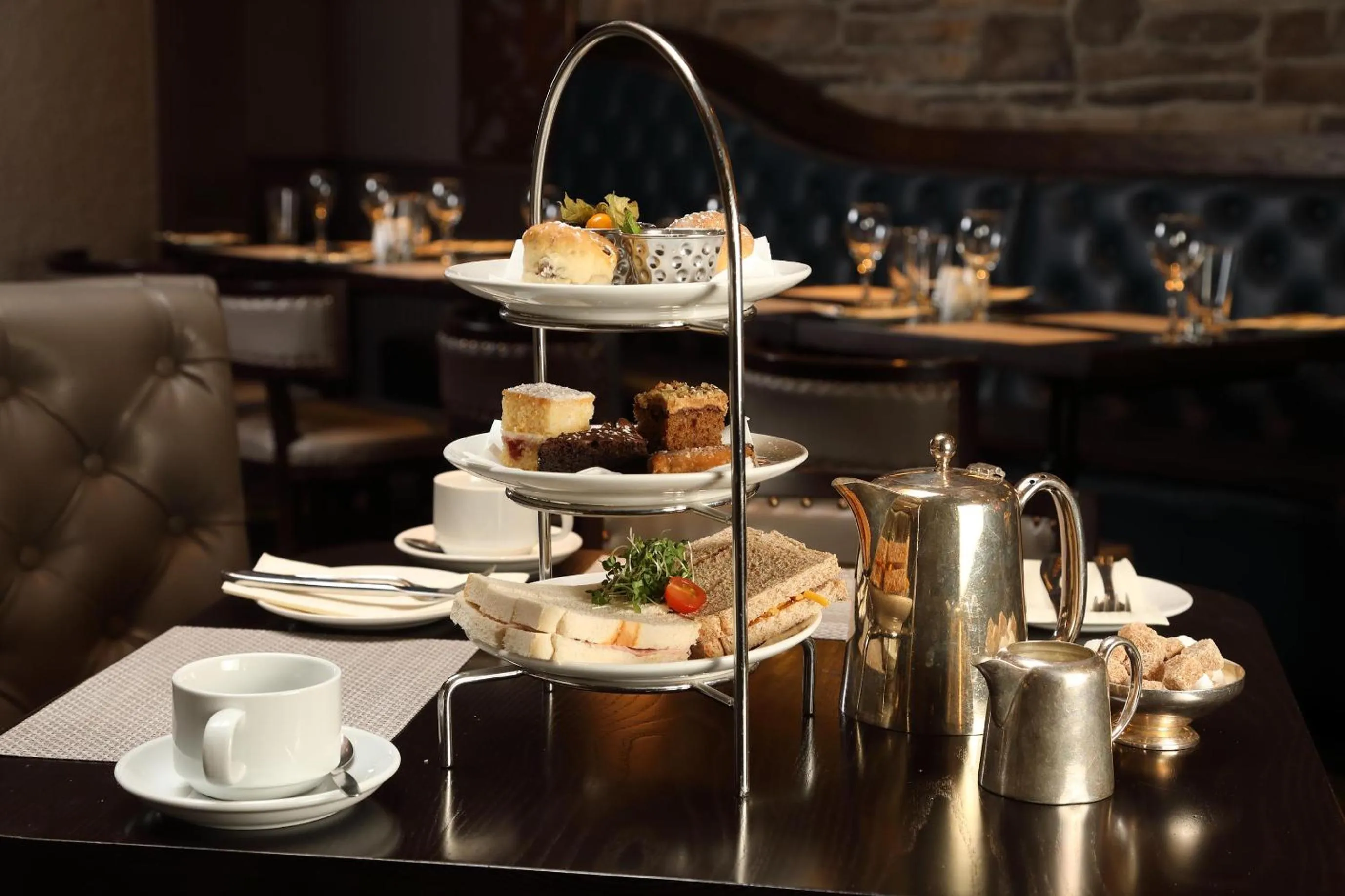 Food close-up in Golden Lion Hotel