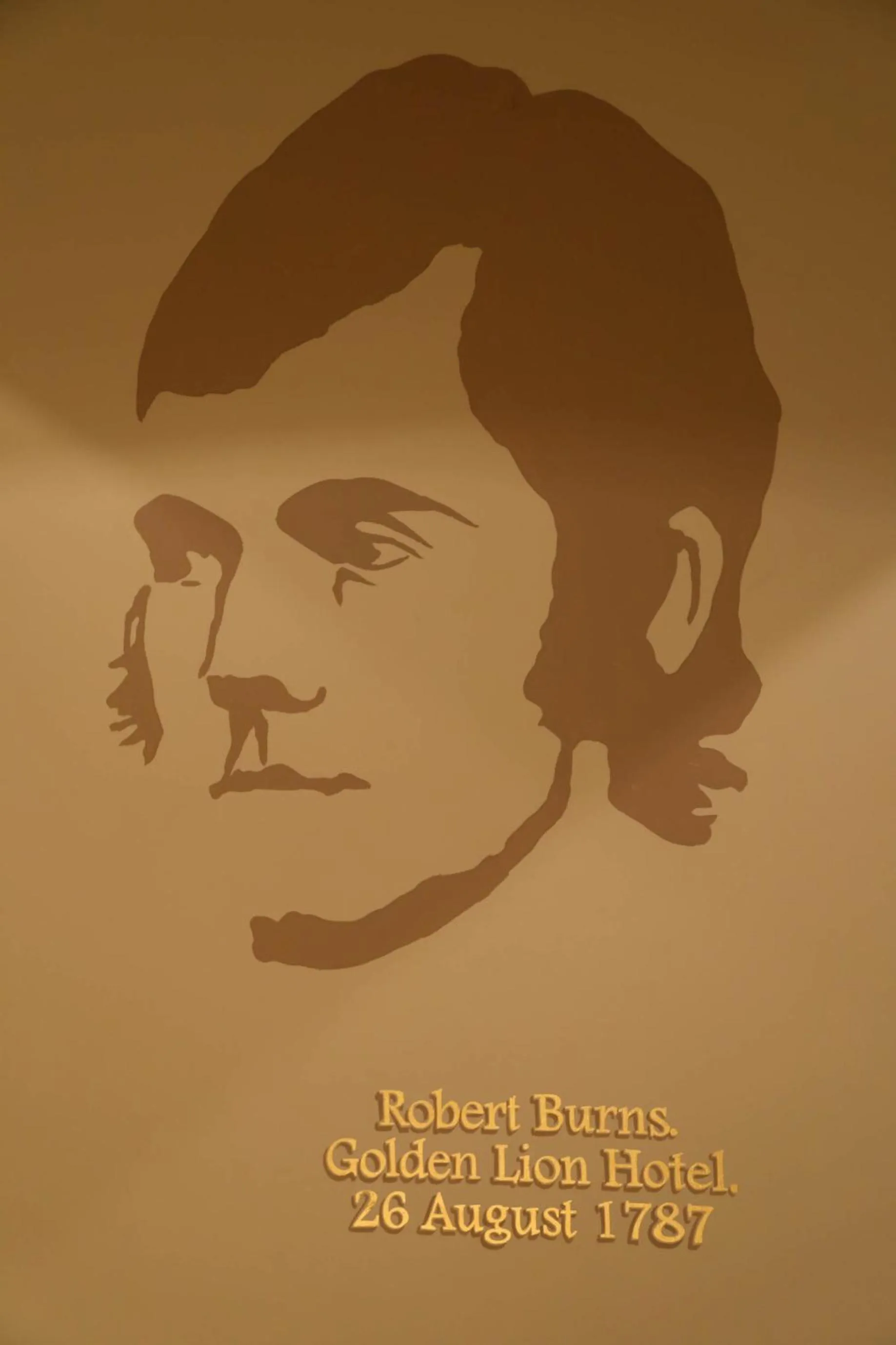 Decorative detail in Golden Lion Hotel