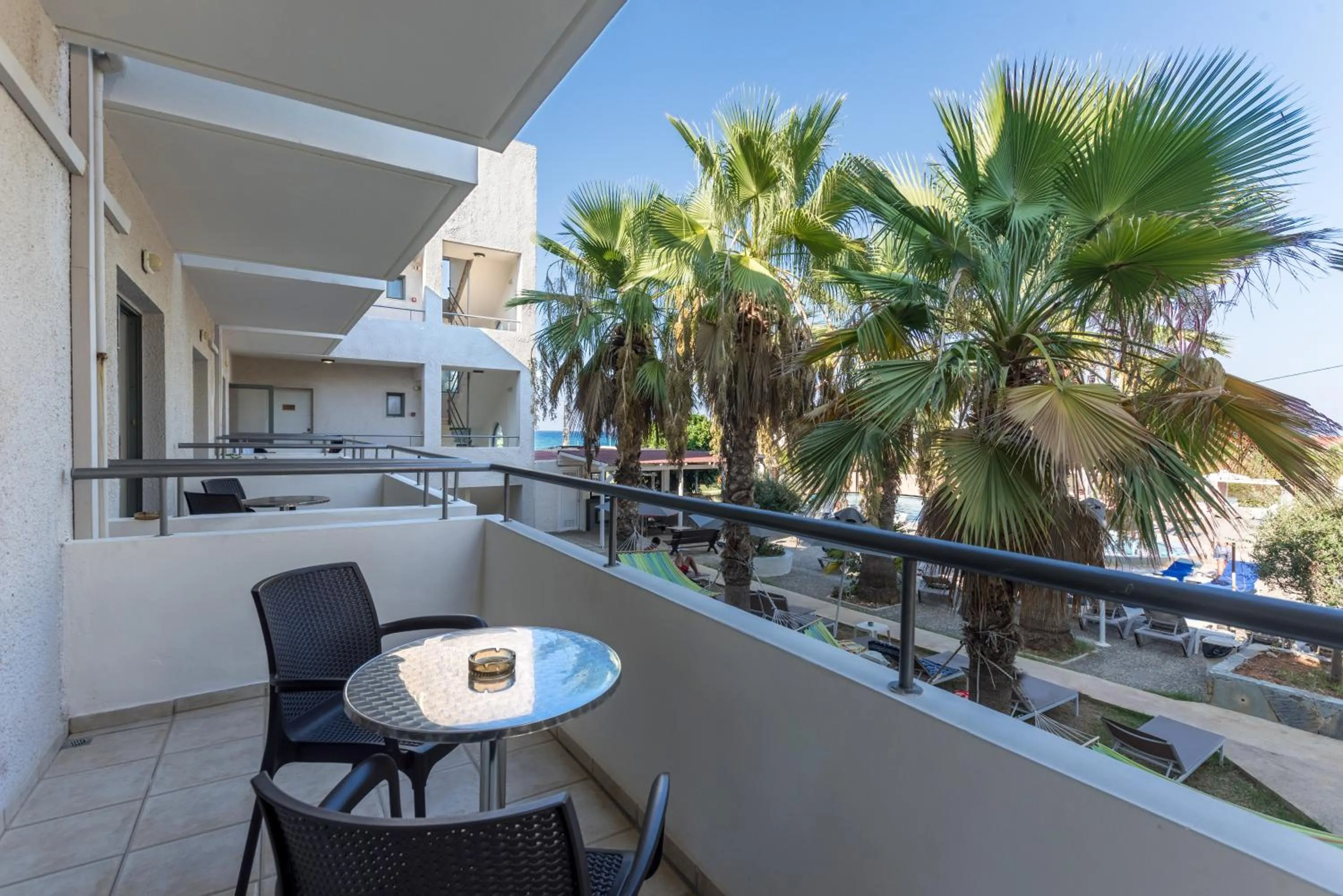 Balcony/Terrace in Gouves Bay by Omilos Hotels