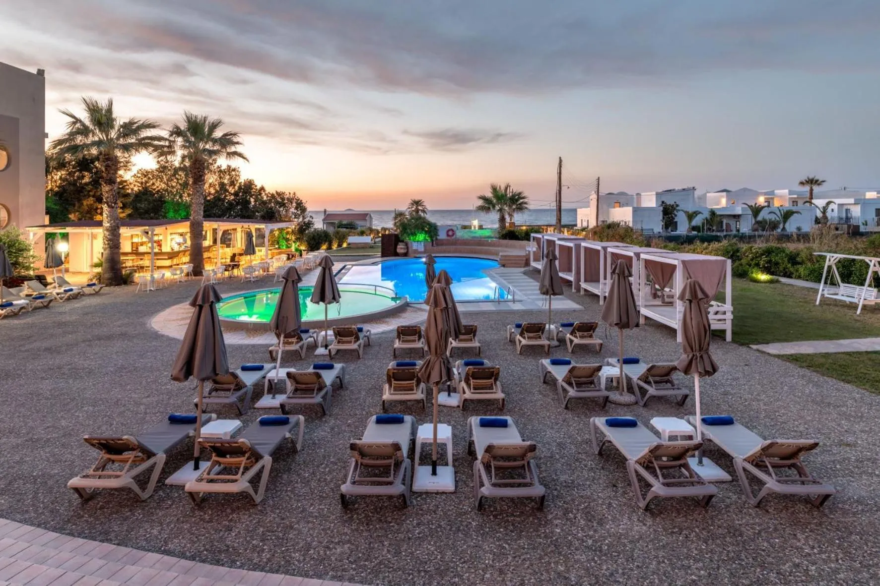 Swimming pool in Gouves Bay by Omilos Hotels