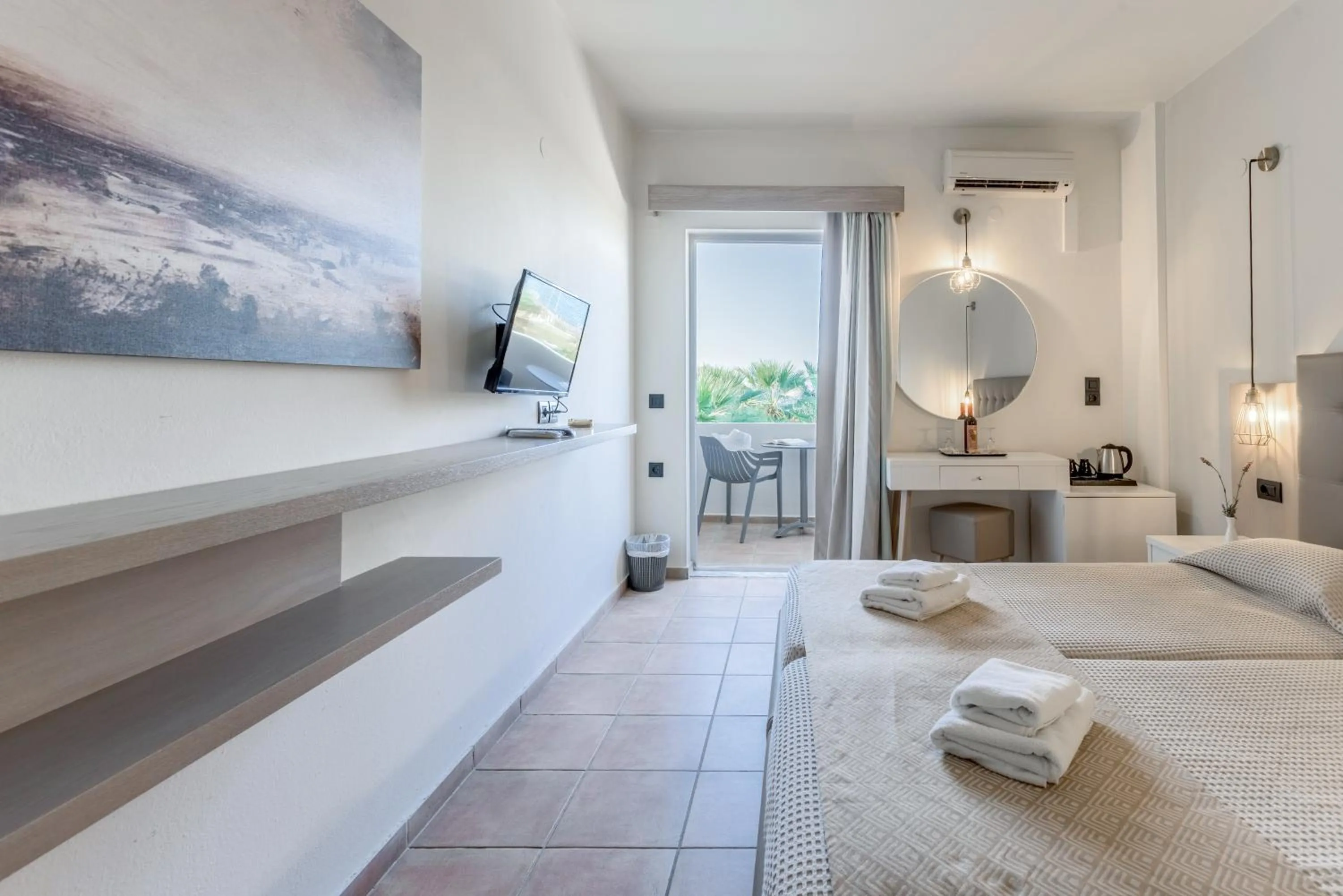 Photo of the whole room, Bed in Gouves Bay by Omilos Hotels