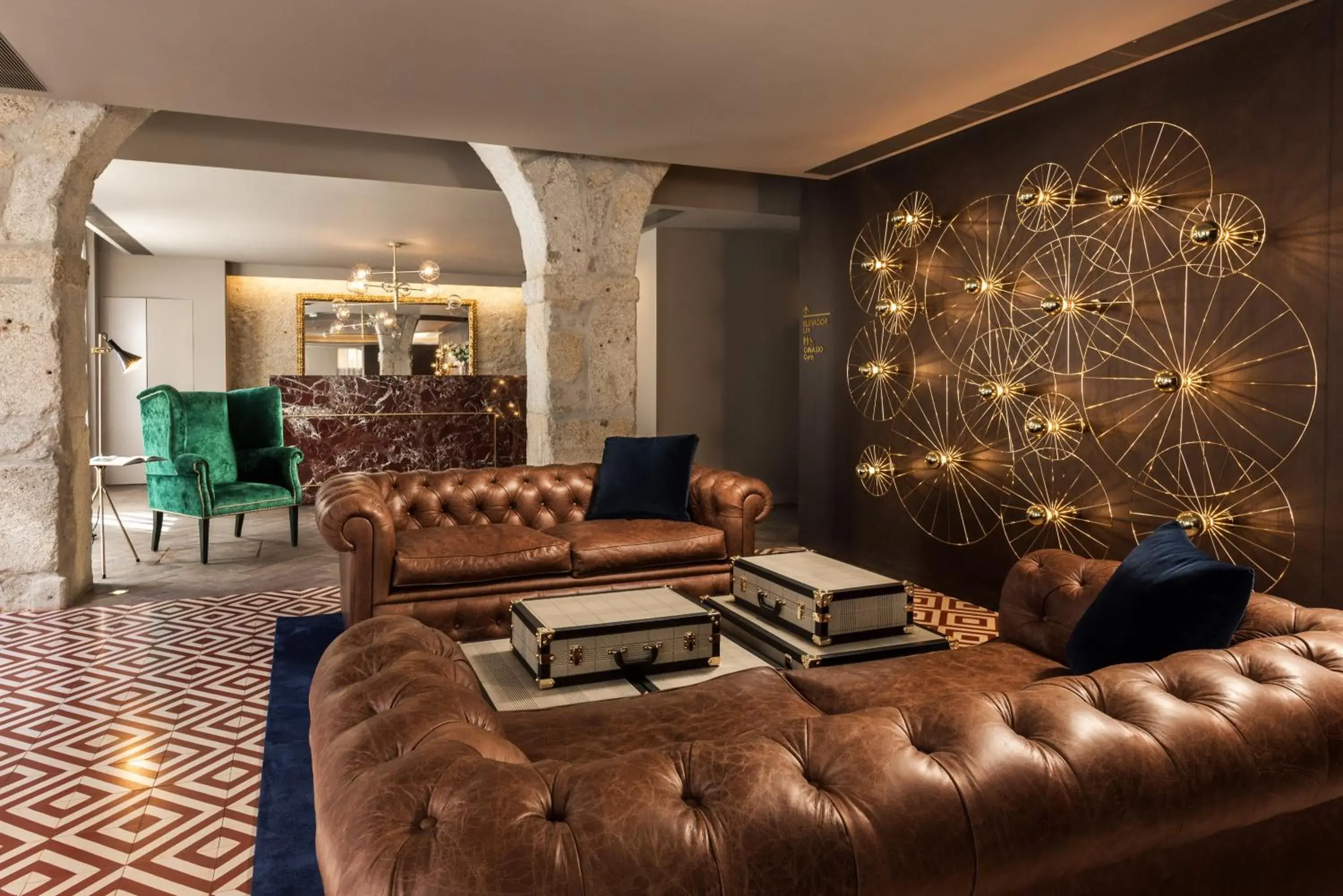 Lobby or reception in Exe Almada Porto Lobby or reception in Exe Almada Porto