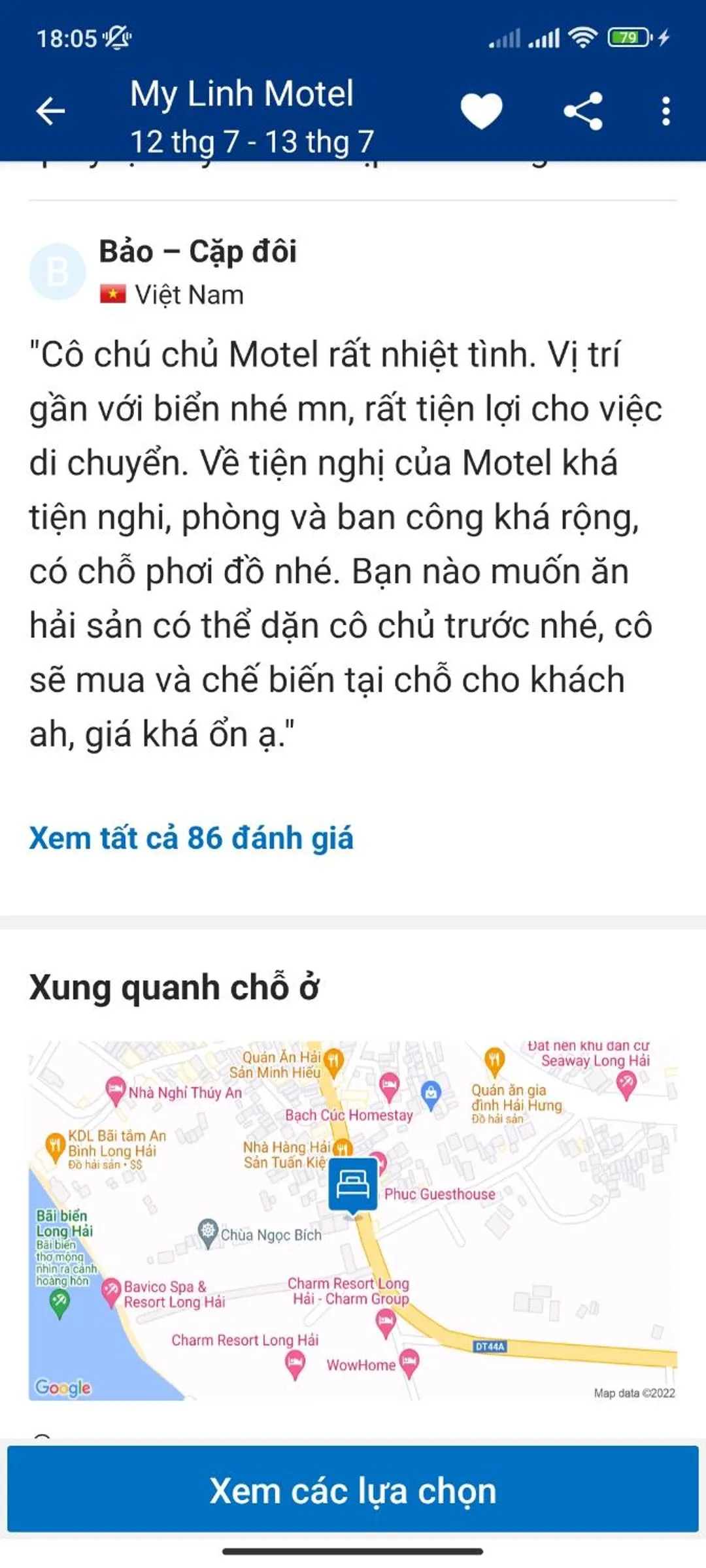 My Linh Motel 976 Đường võ thị sáu long hải