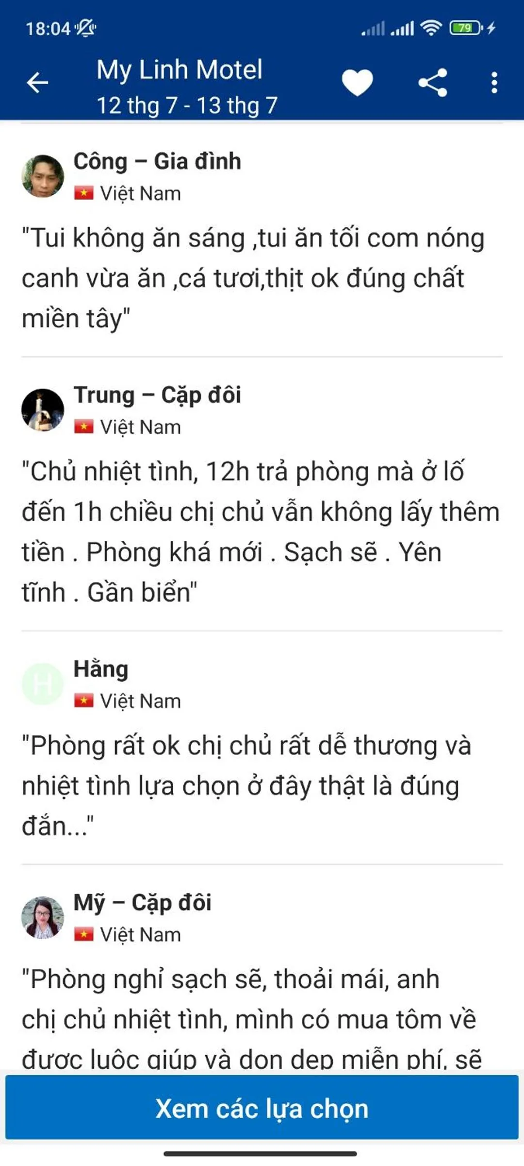My Linh Motel 976 Đường võ thị sáu long hải