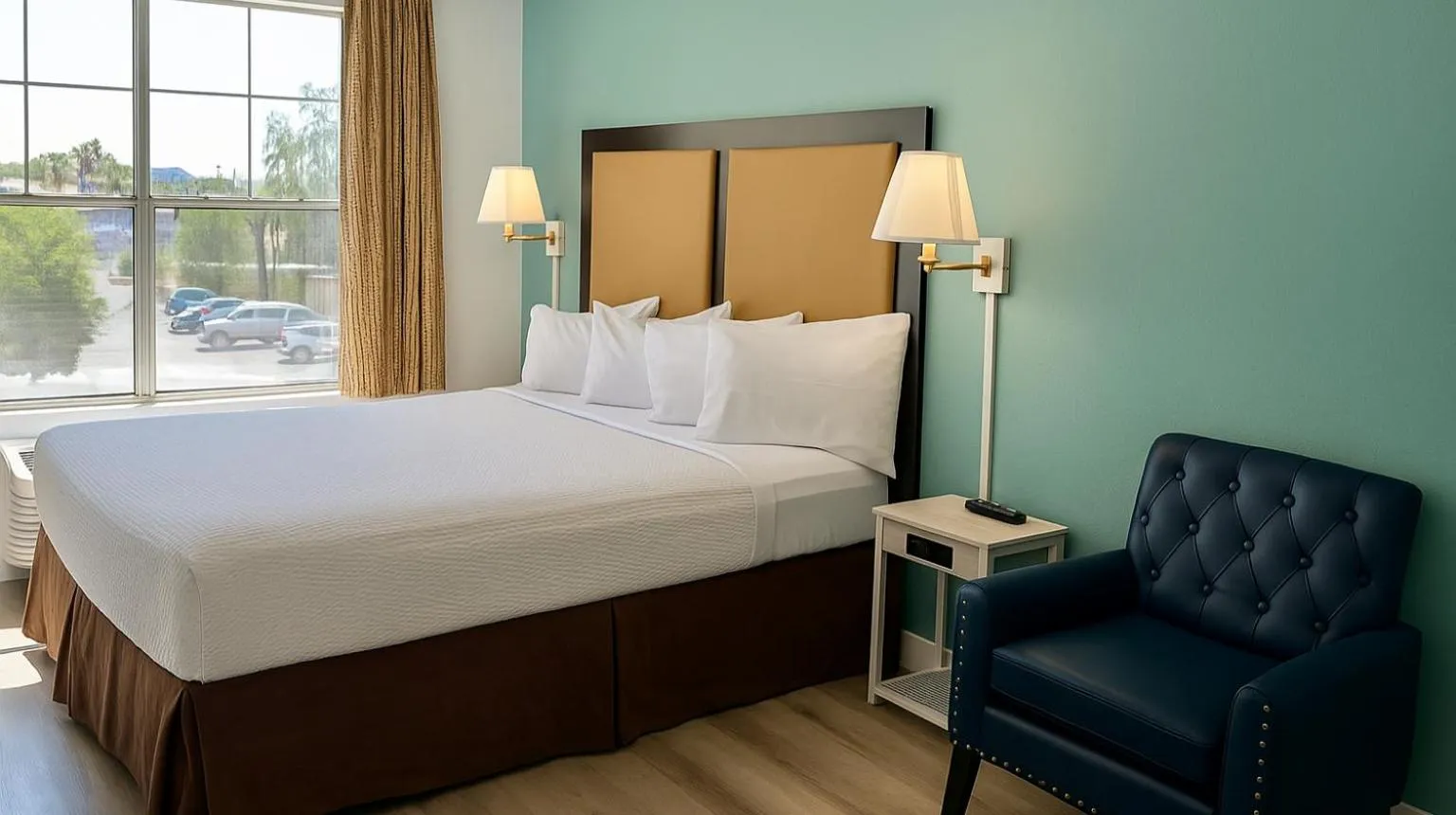 Bedroom, Bed in MainStay Suites Las Vegas Flamingo