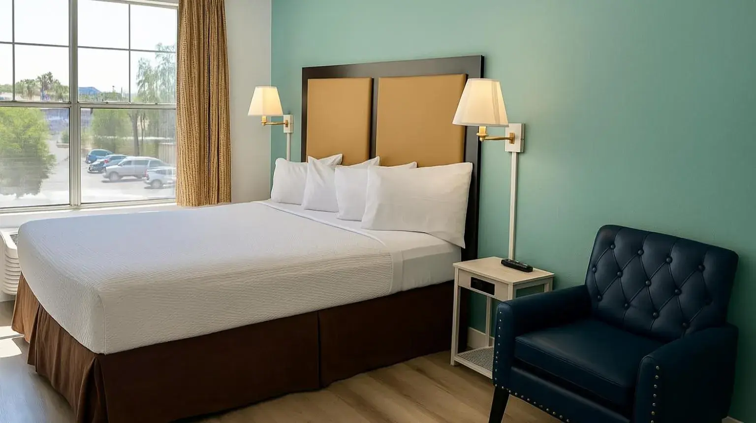 Bedroom, Bed in MainStay Suites Las Vegas Flamingo Bedroom, Bed in MainStay Suites Las Vegas Flamingo